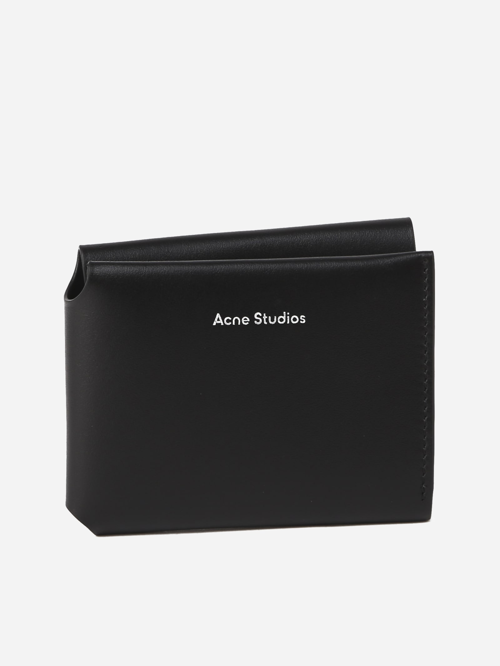 Acne Studios Black Leather Wallet