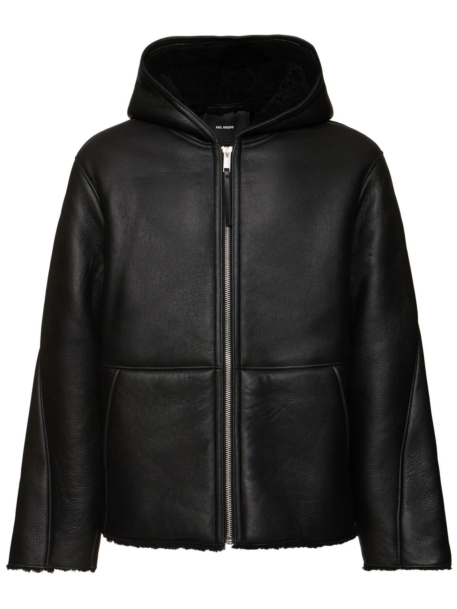 Shop Axel Arigato Coats Black