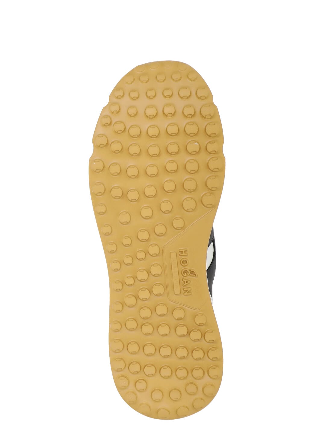 Hogan Lightweight Sneaker With Contrast Panel And Rubber Sole In White