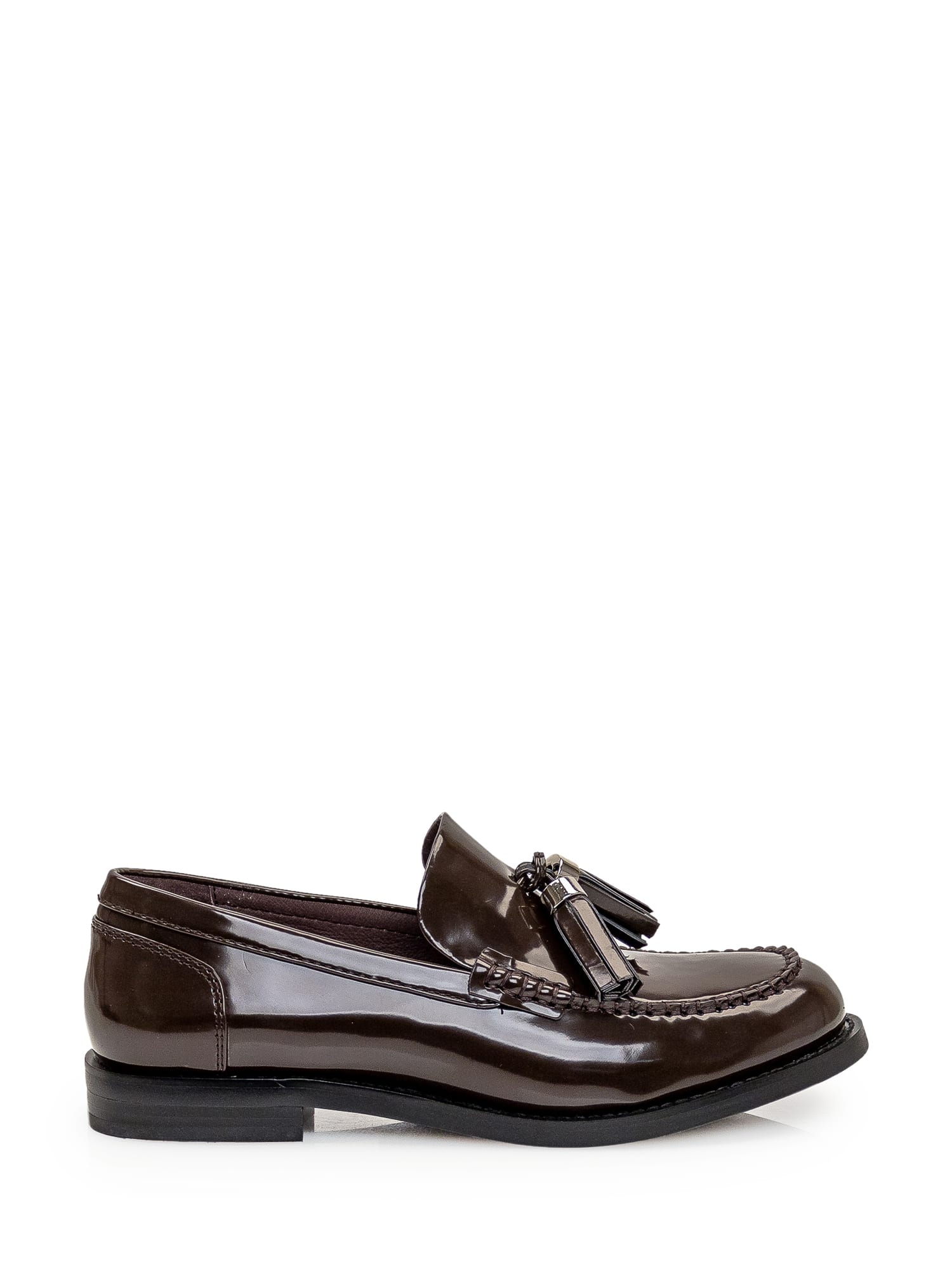 Shop Jeffrey Campbell Lecture Loafer In Brown