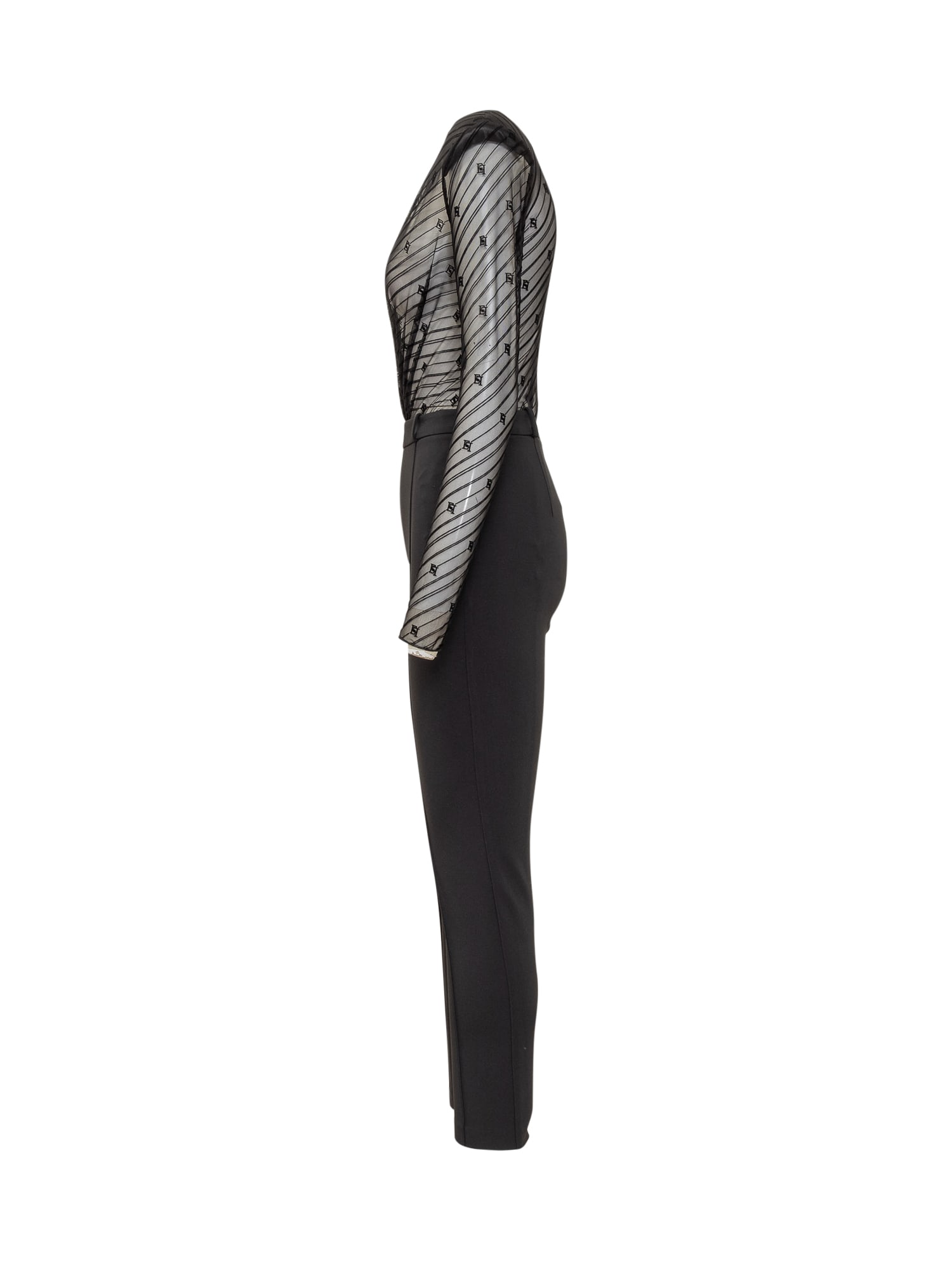 Shop Elisabetta Franchi Suit In Nero