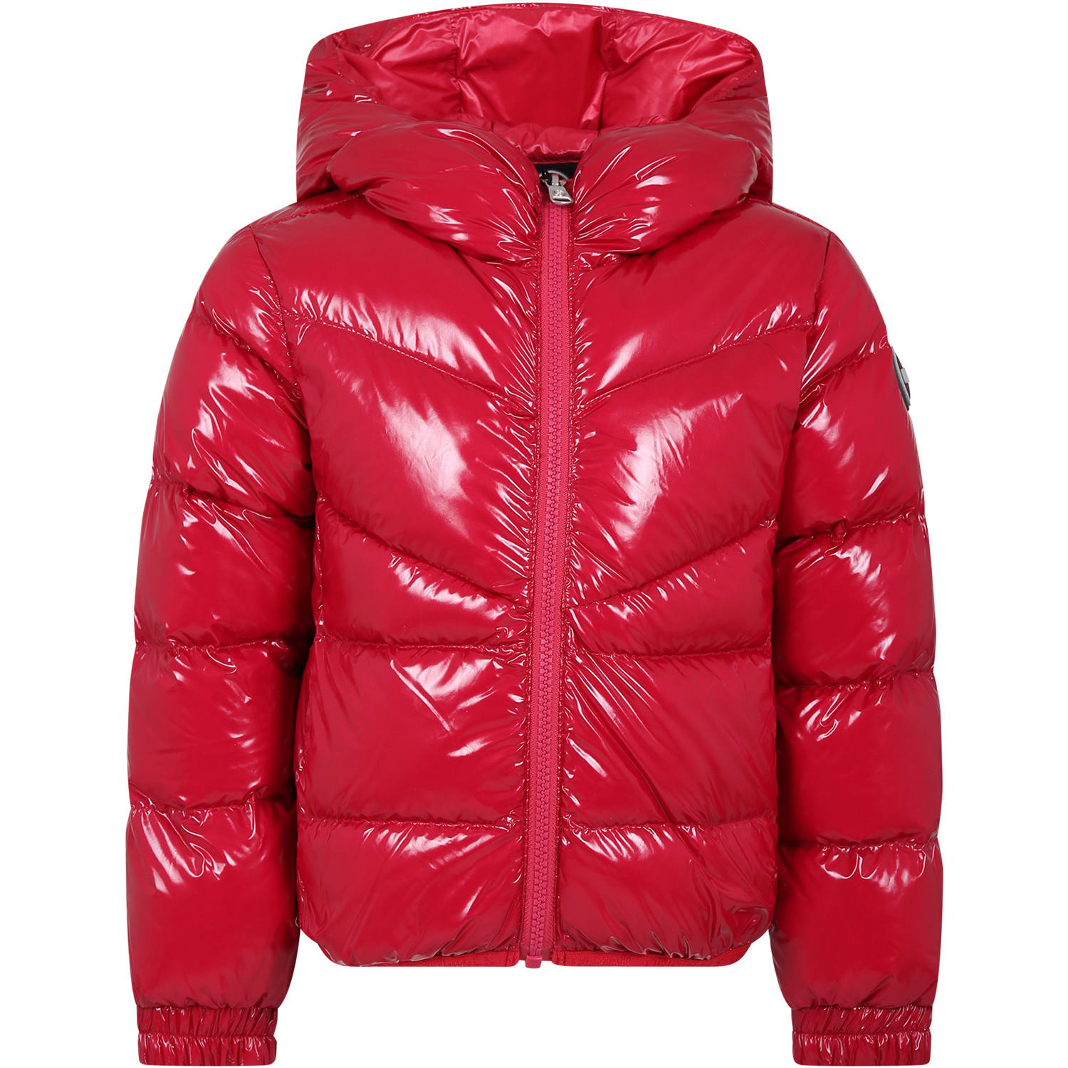 Colmar Kids' Red Down Jacket For Girl With Logo
