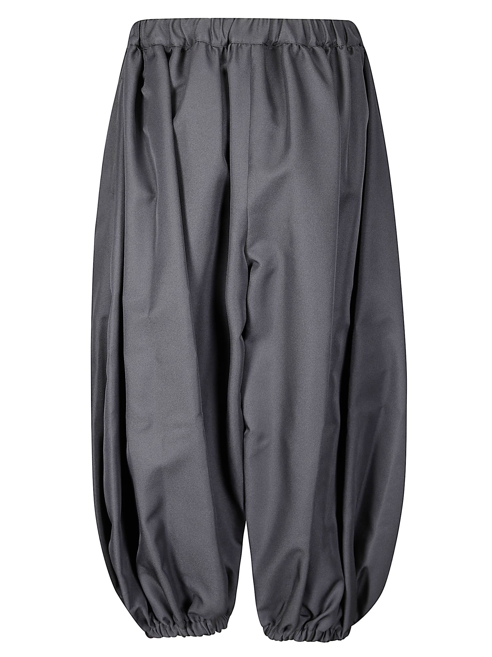 Comme Des Garçons Voluminous Black Balloon Trousers In Black