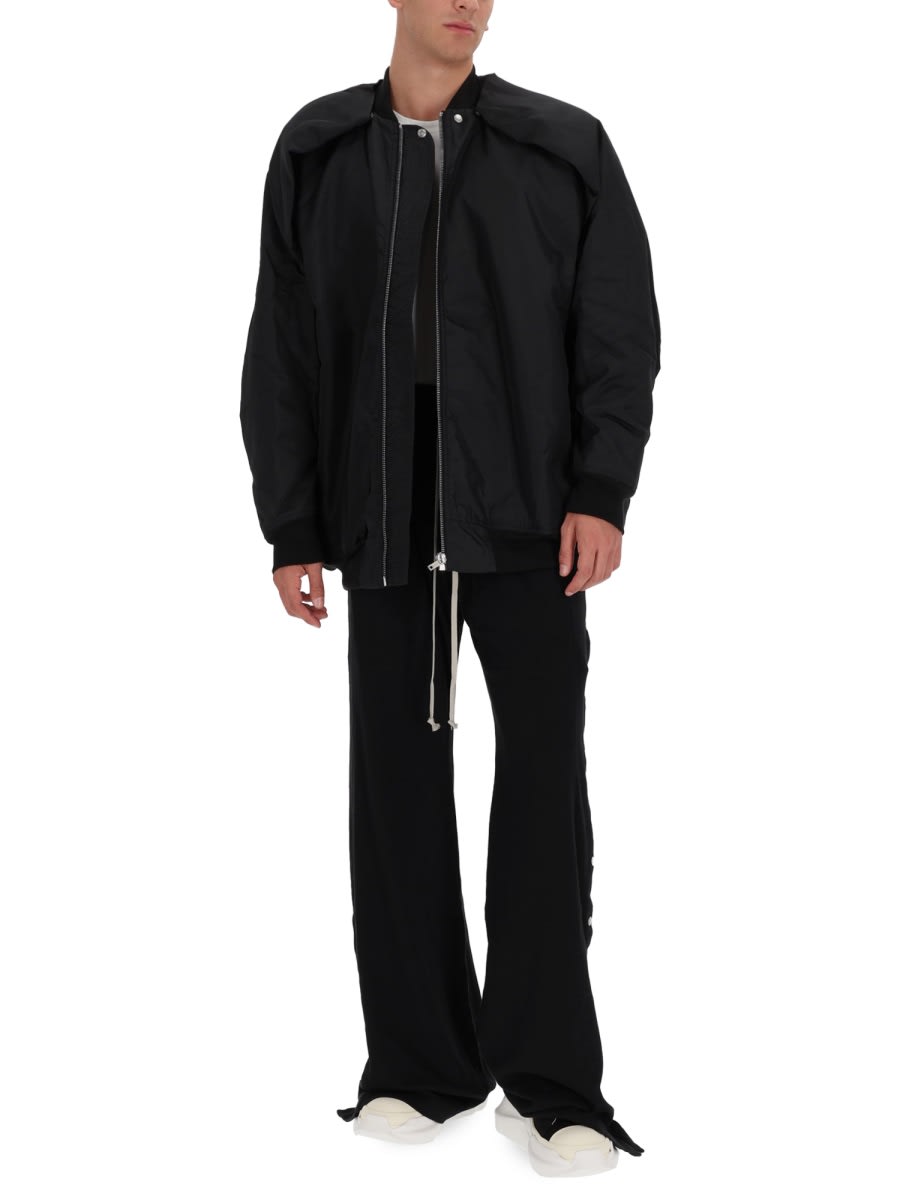 Drkshdw Bomber Jacket Convertible Jumbo Peter Flight In Black
