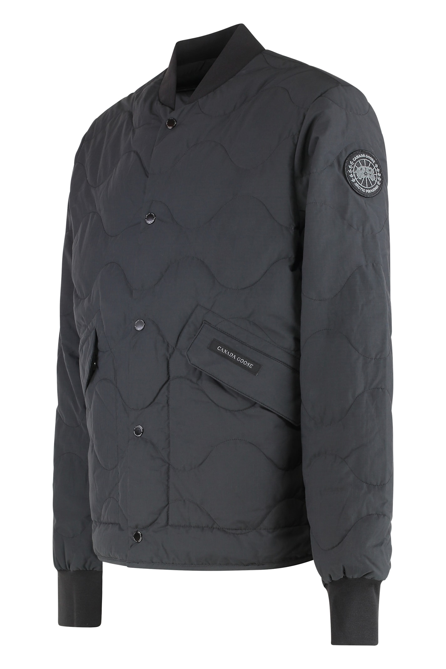 Shop Canada Goose Boswell Reversible Jacket In Black