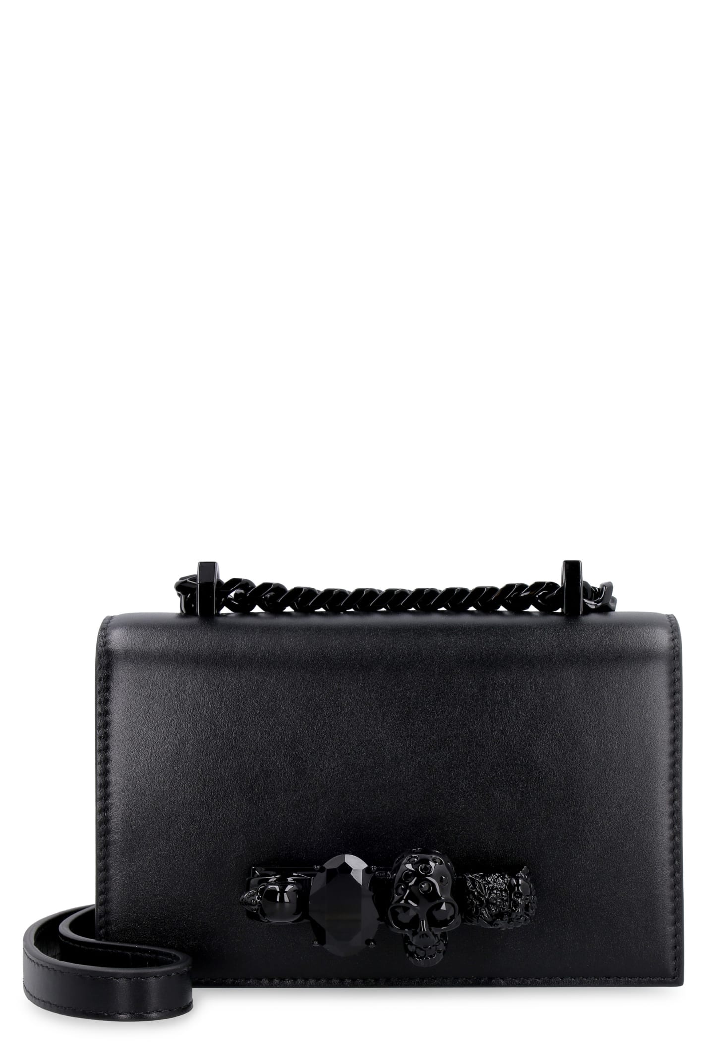 Alexander McQueen Jewelled Satchel Leather Mini-bag
