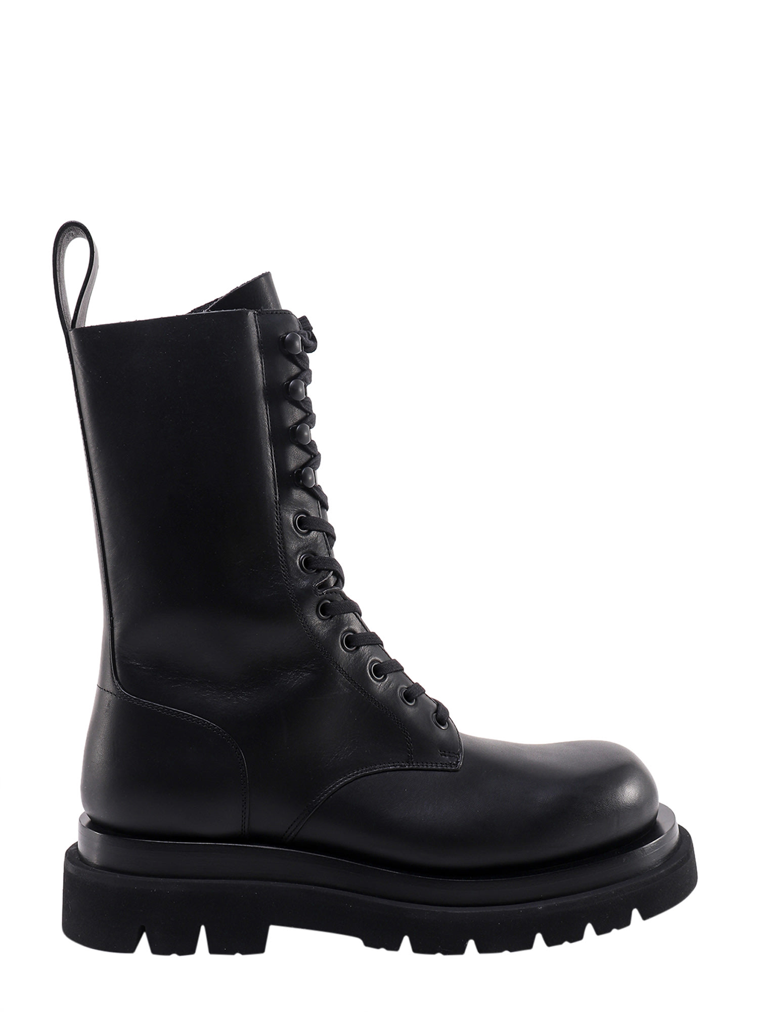 Bottega Veneta Lug Boots In Black | ModeSens