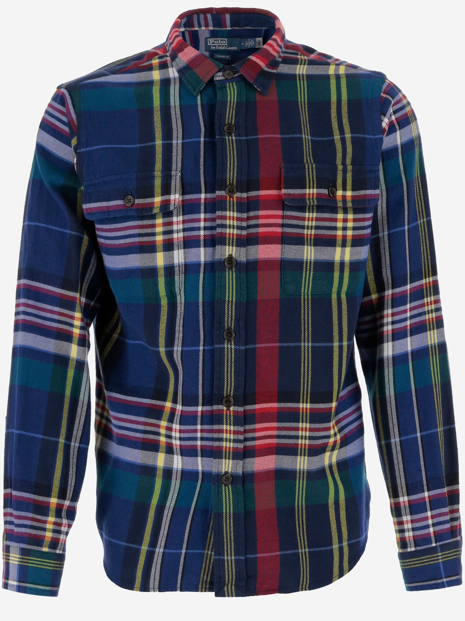 Shop Polo Ralph Lauren Cotton Shirt With Check Pattern In Red