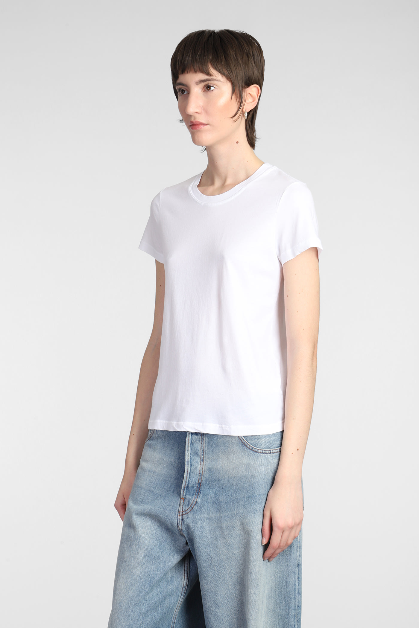 Shop James Perse T-shirt In White Cotton