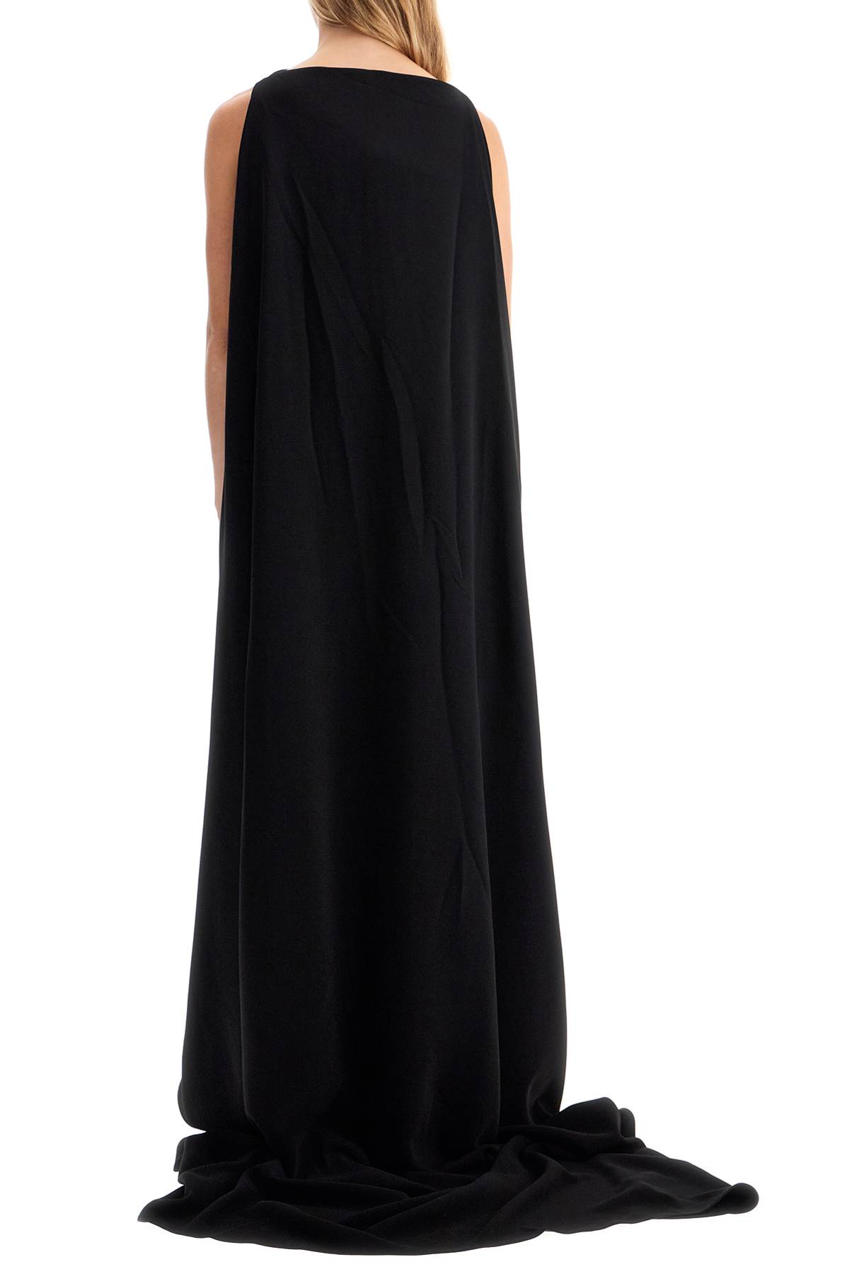 Shop Solace London Kaila Long Dress In Black (black)