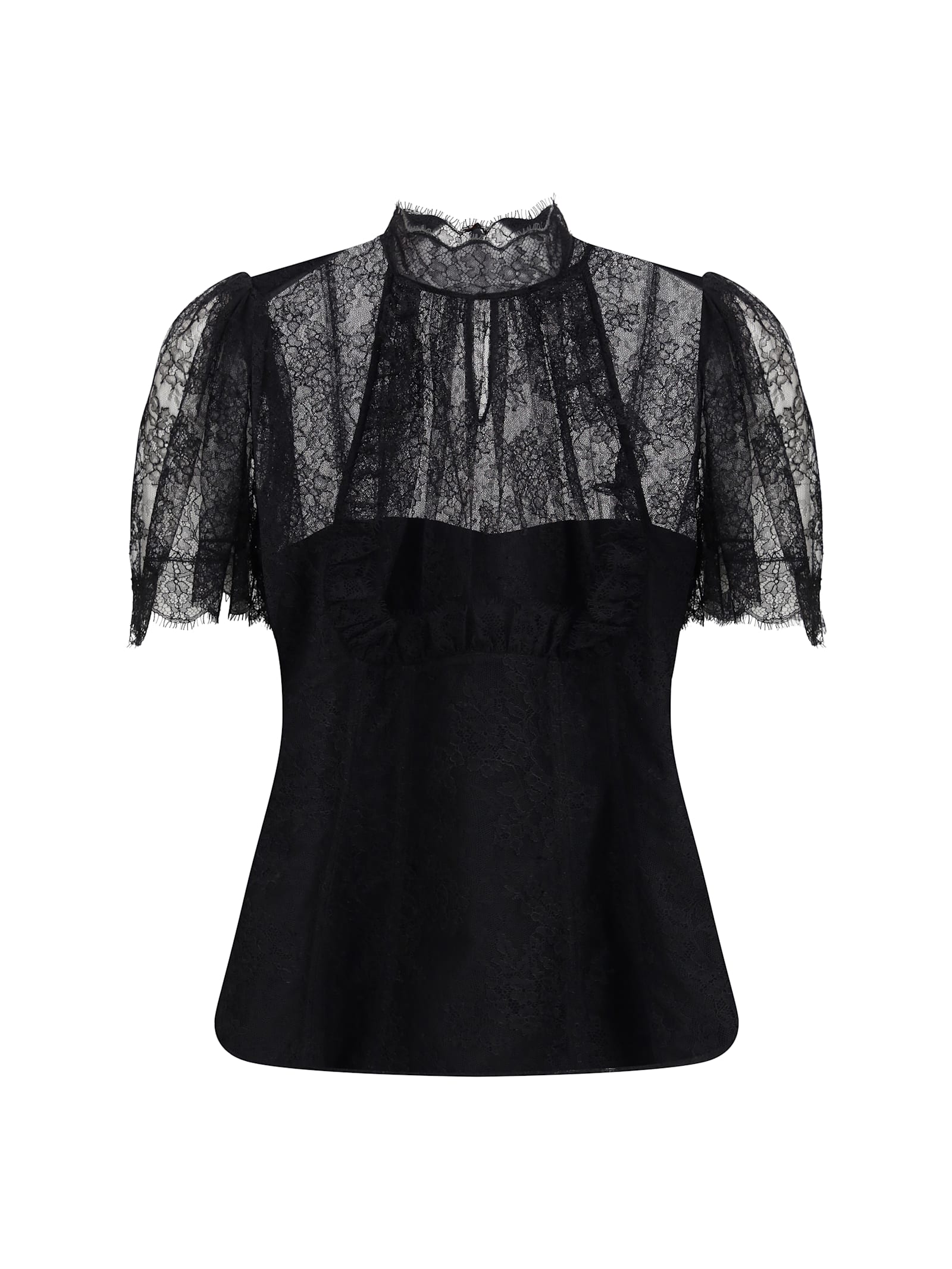 Alexander McQueen Floral Lace Top