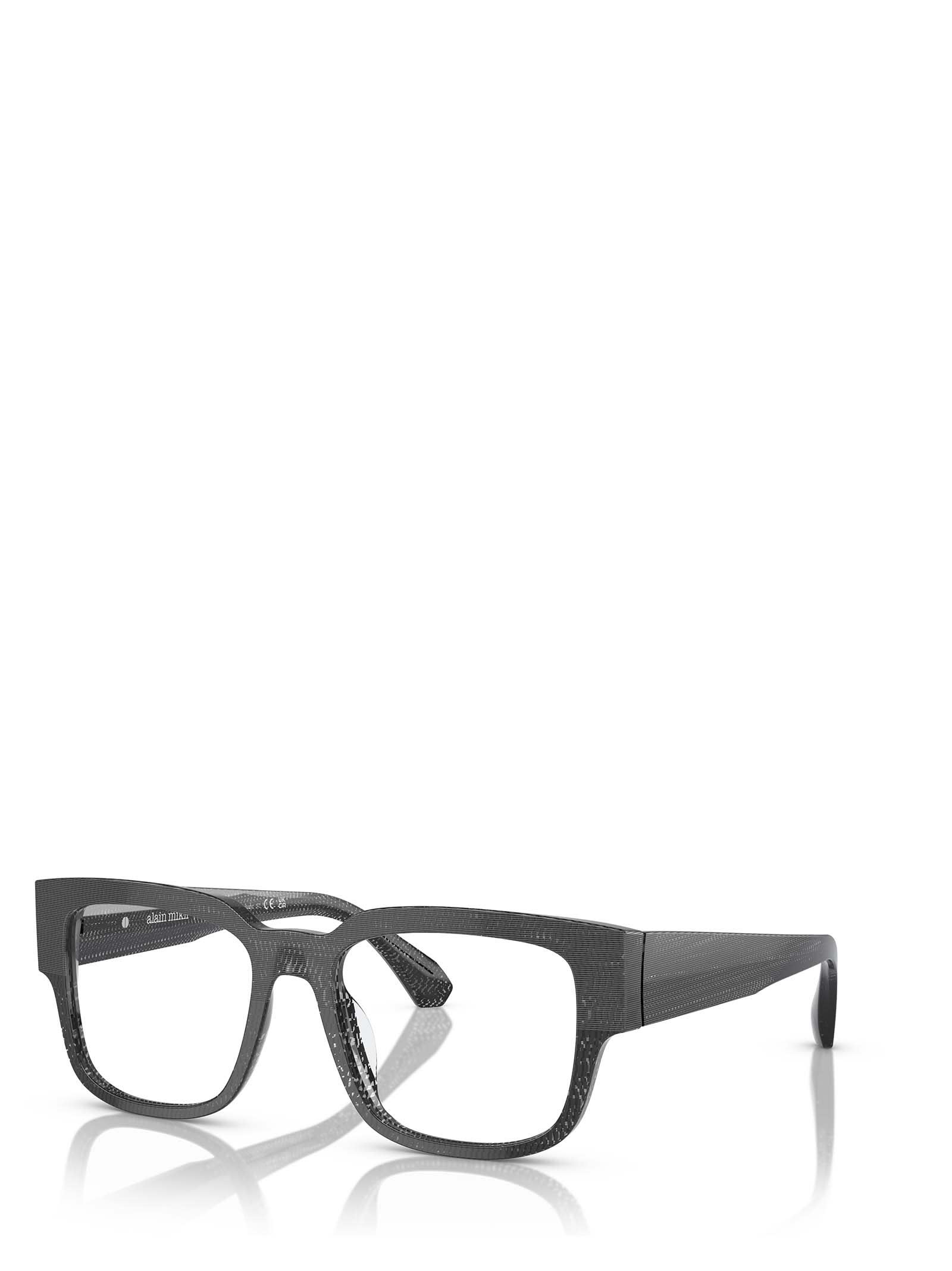 Shop Alain Mikli A03504 New Pointillee Black Glasses