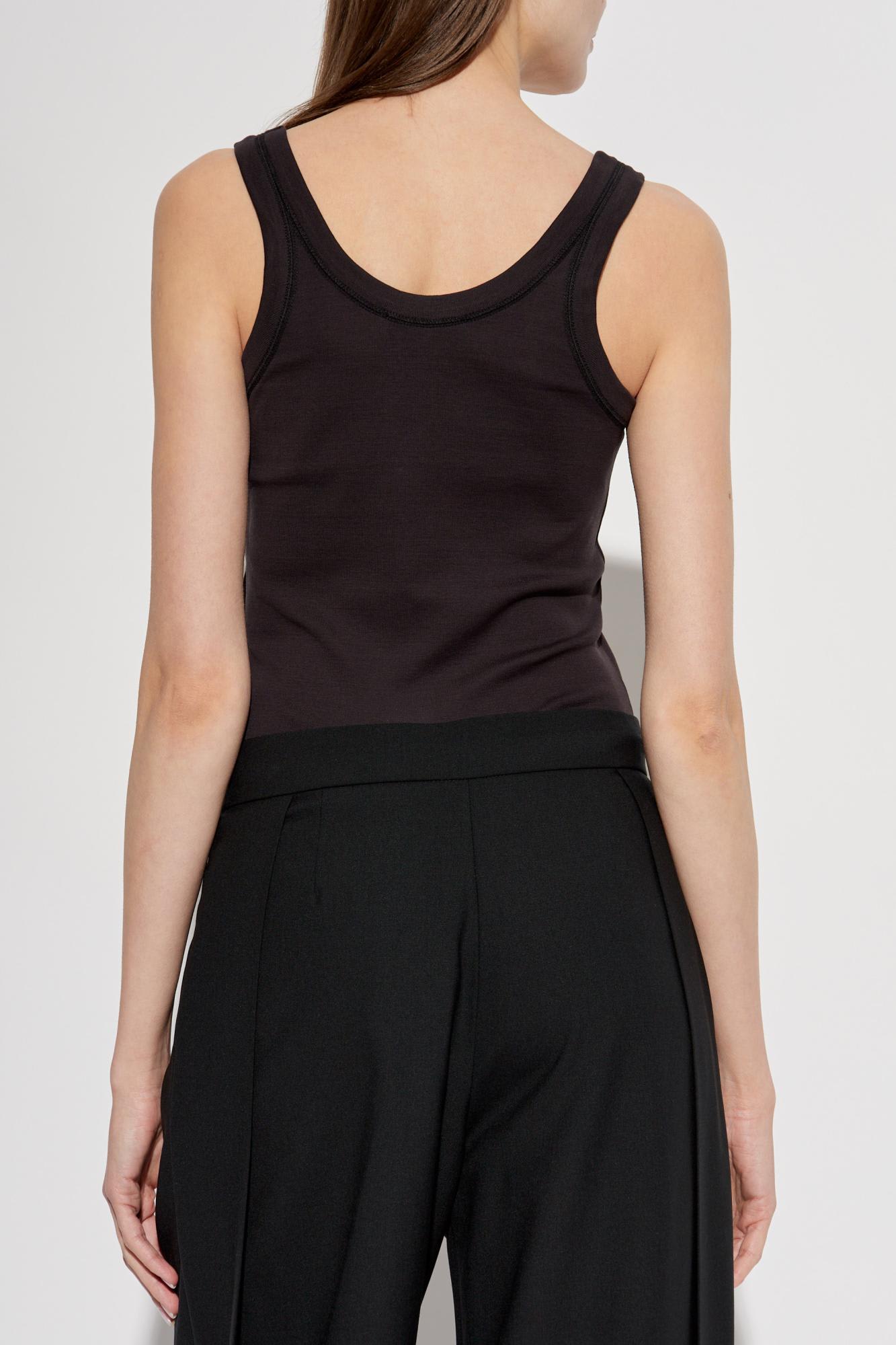 Lemaire Strappy Top In Nero