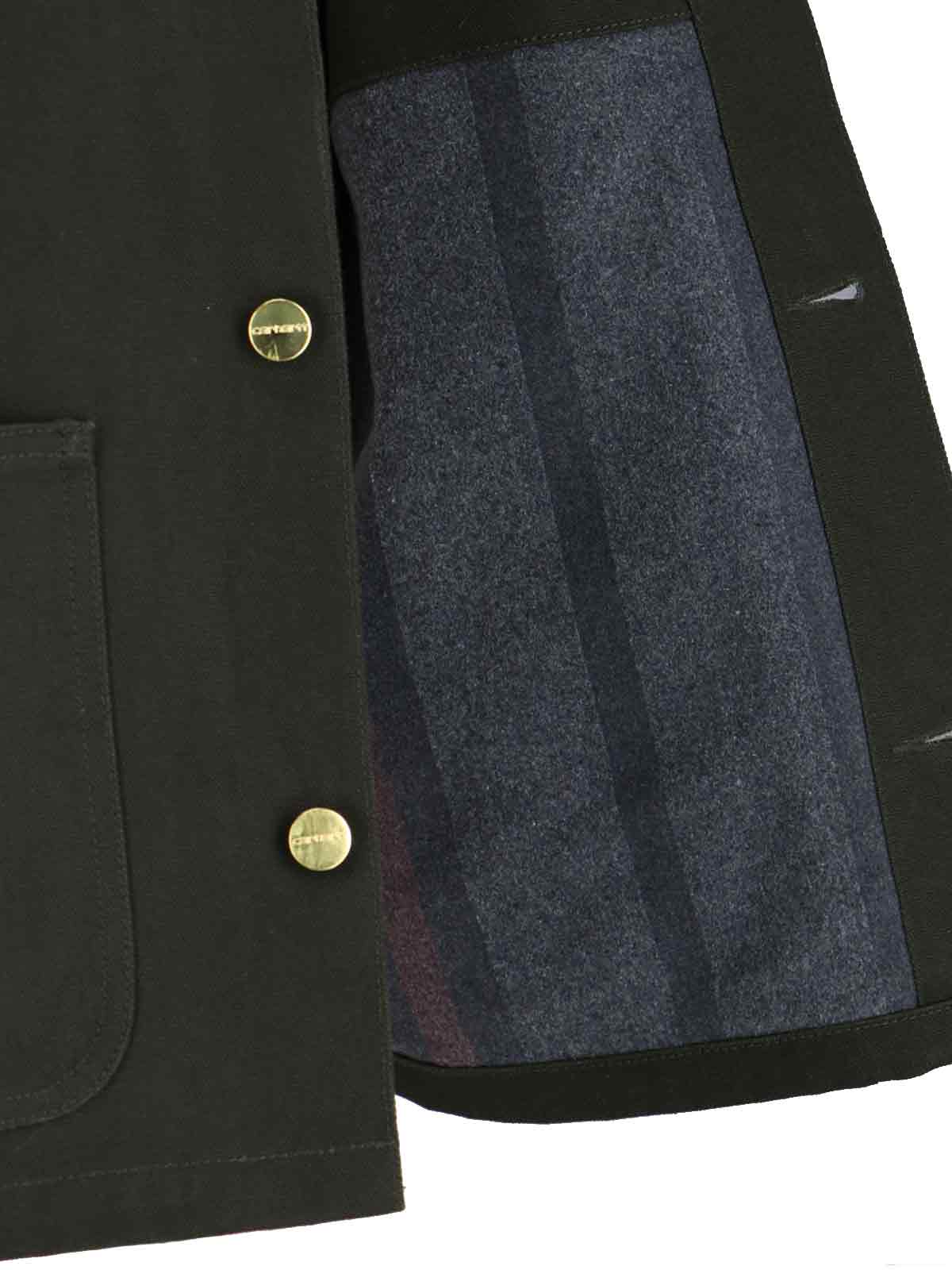 Carhartt Long Sleeve Jacket With Chest And Front Pockets In Green