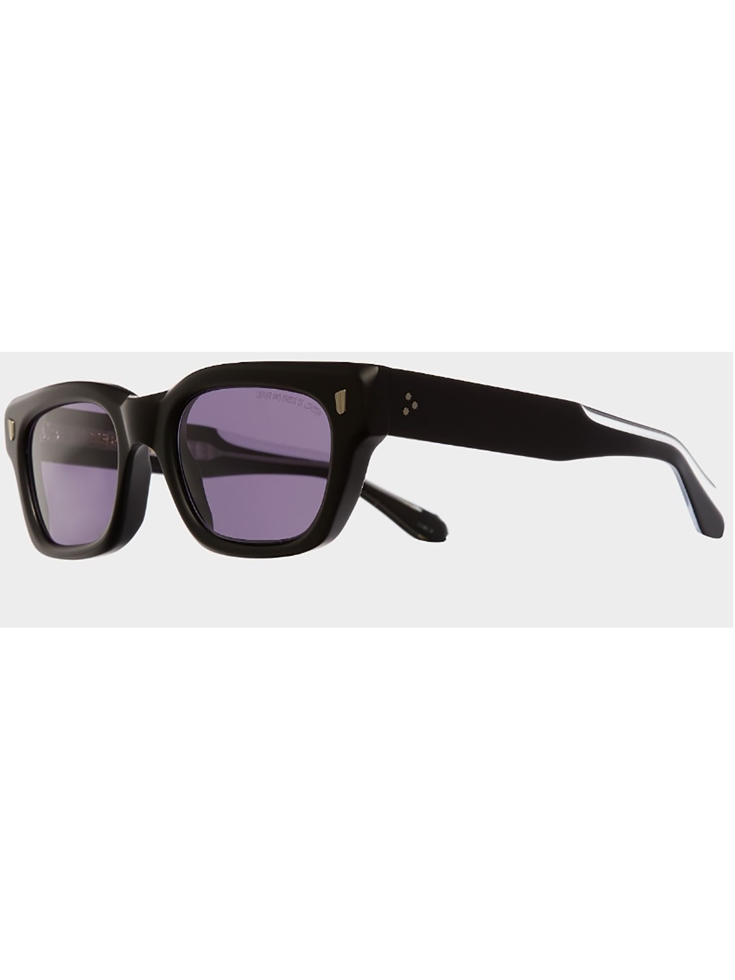 Shop Cutler And Gross 1391 Sunglasses In Matt Black