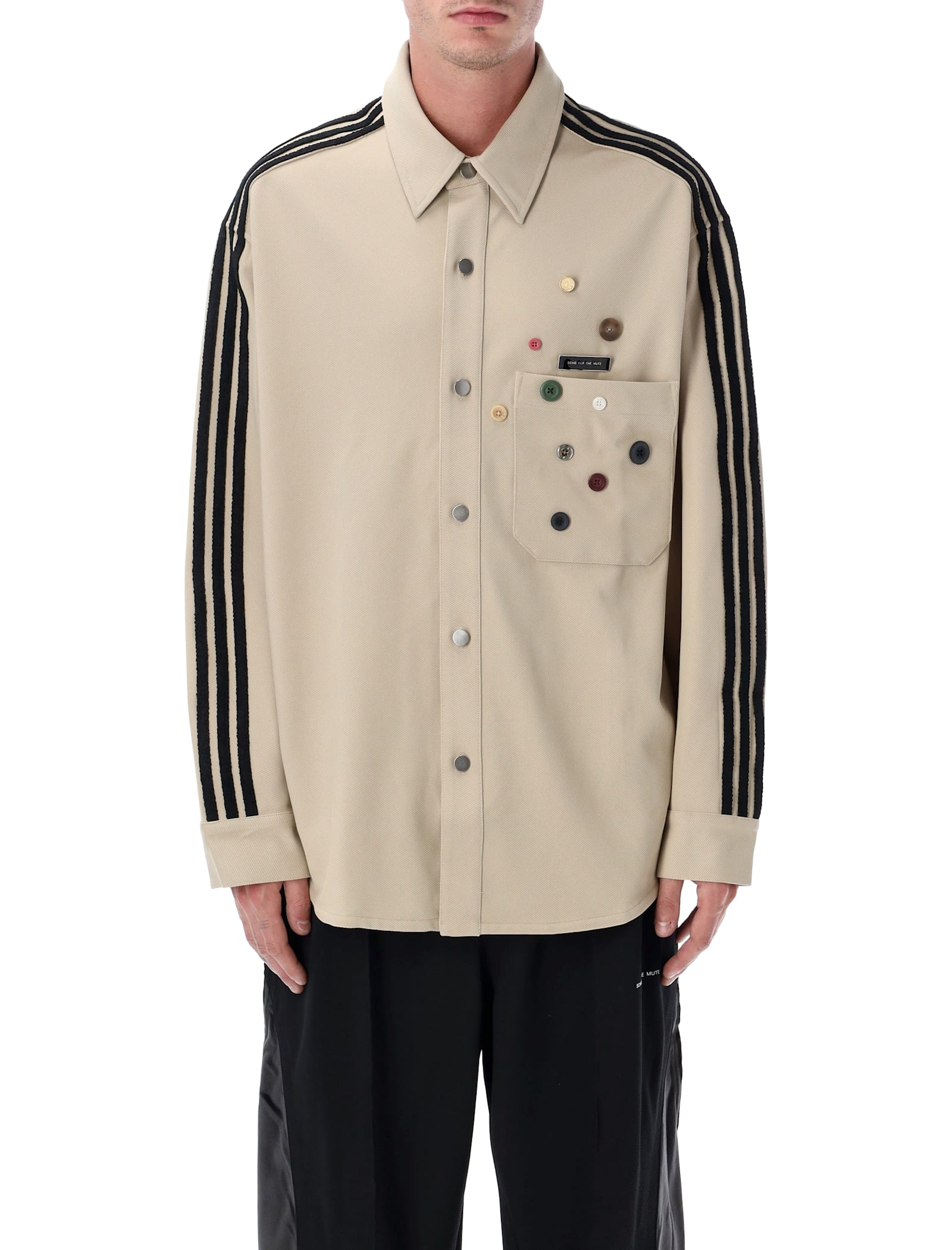 Adidas Originals Adidas X Song For The Mute Adi006 Shirt Jacket In Neutral