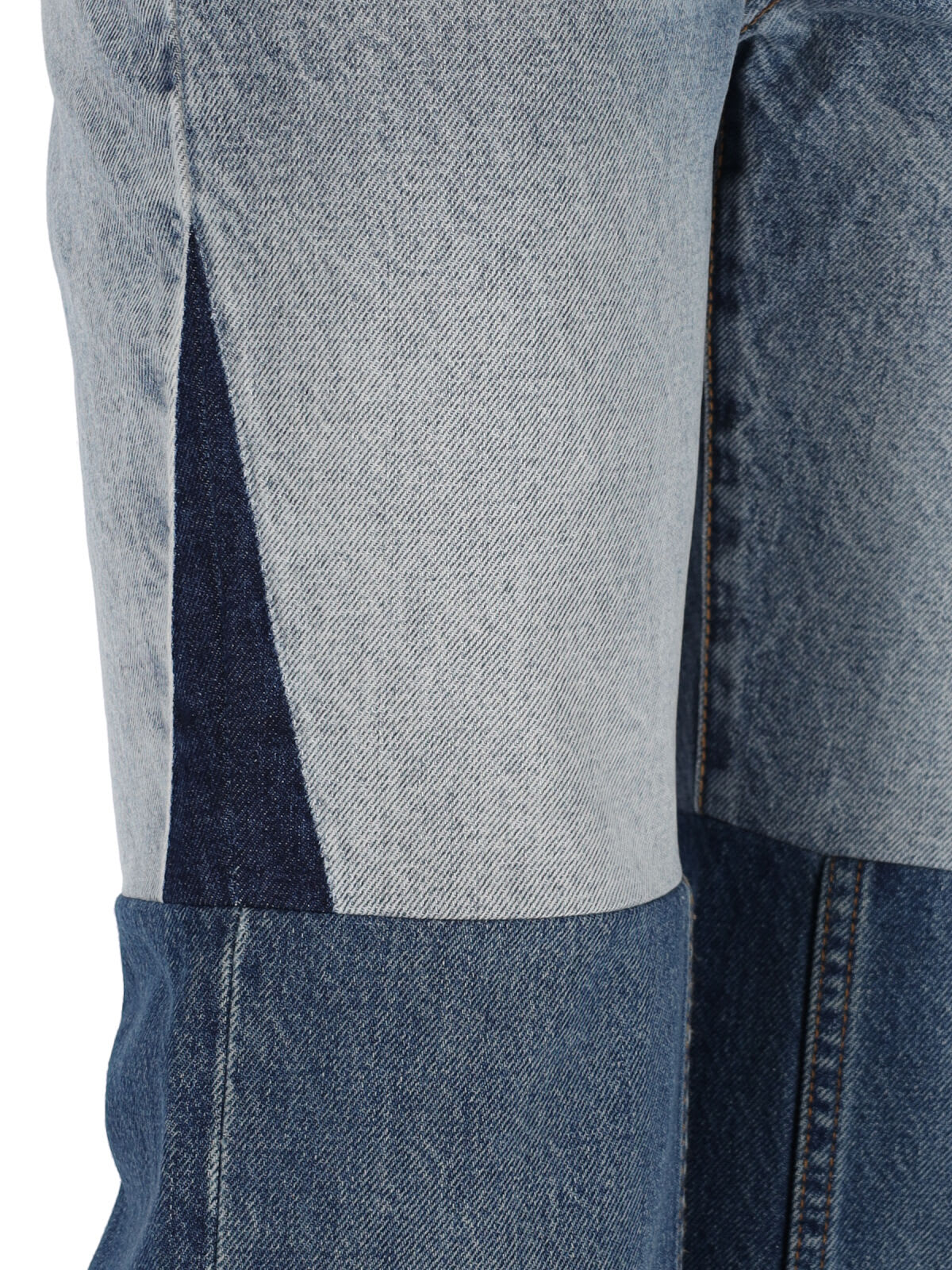 Chloé Flared Patchwork Jeans