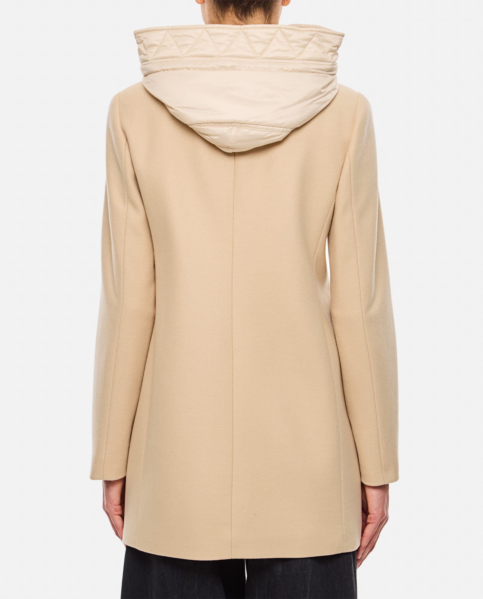 Shop Fay Front Nylon Toggle Double Breasted Coat