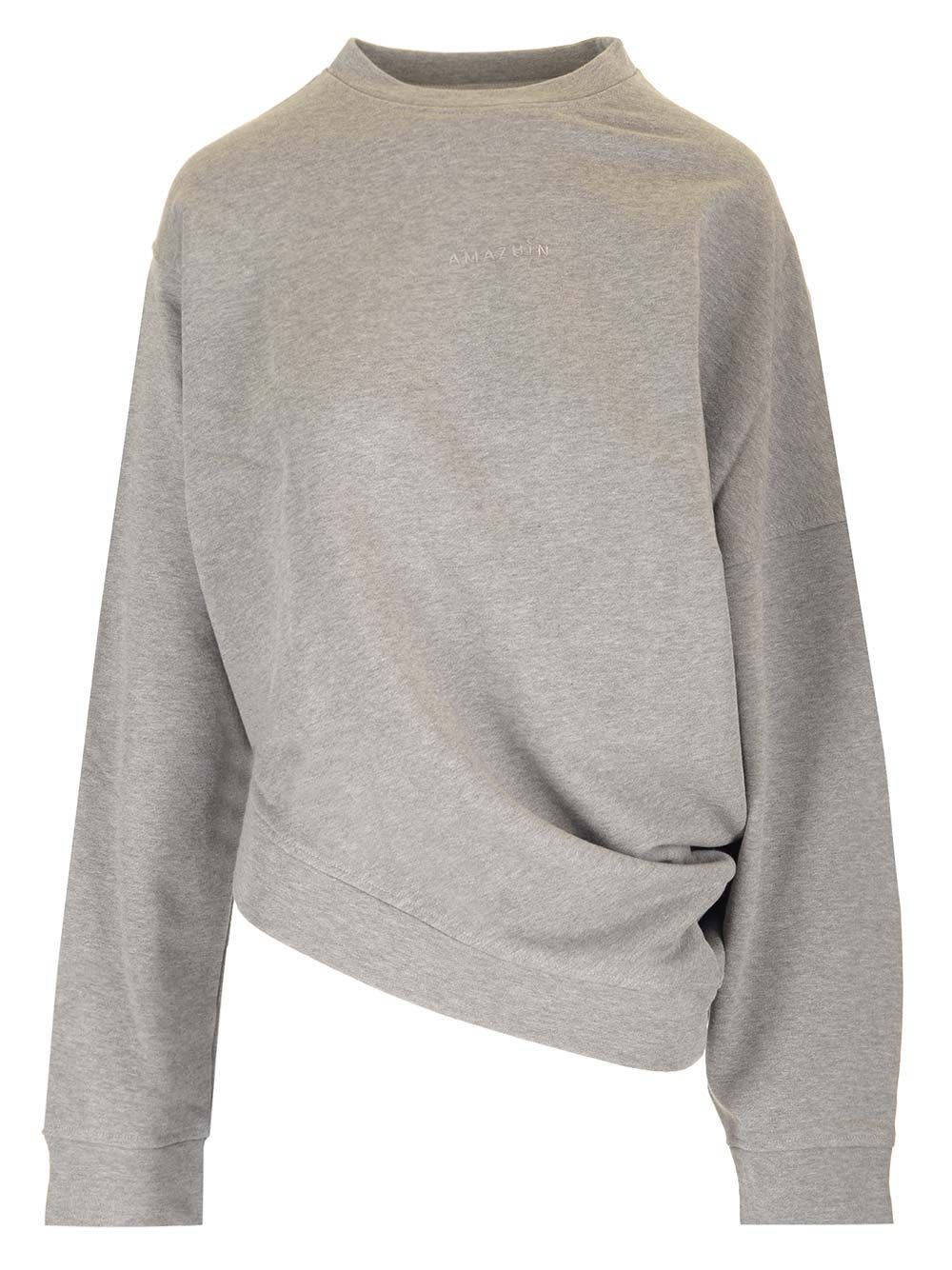 Amazuìn Paige Sweatshirt In Grey