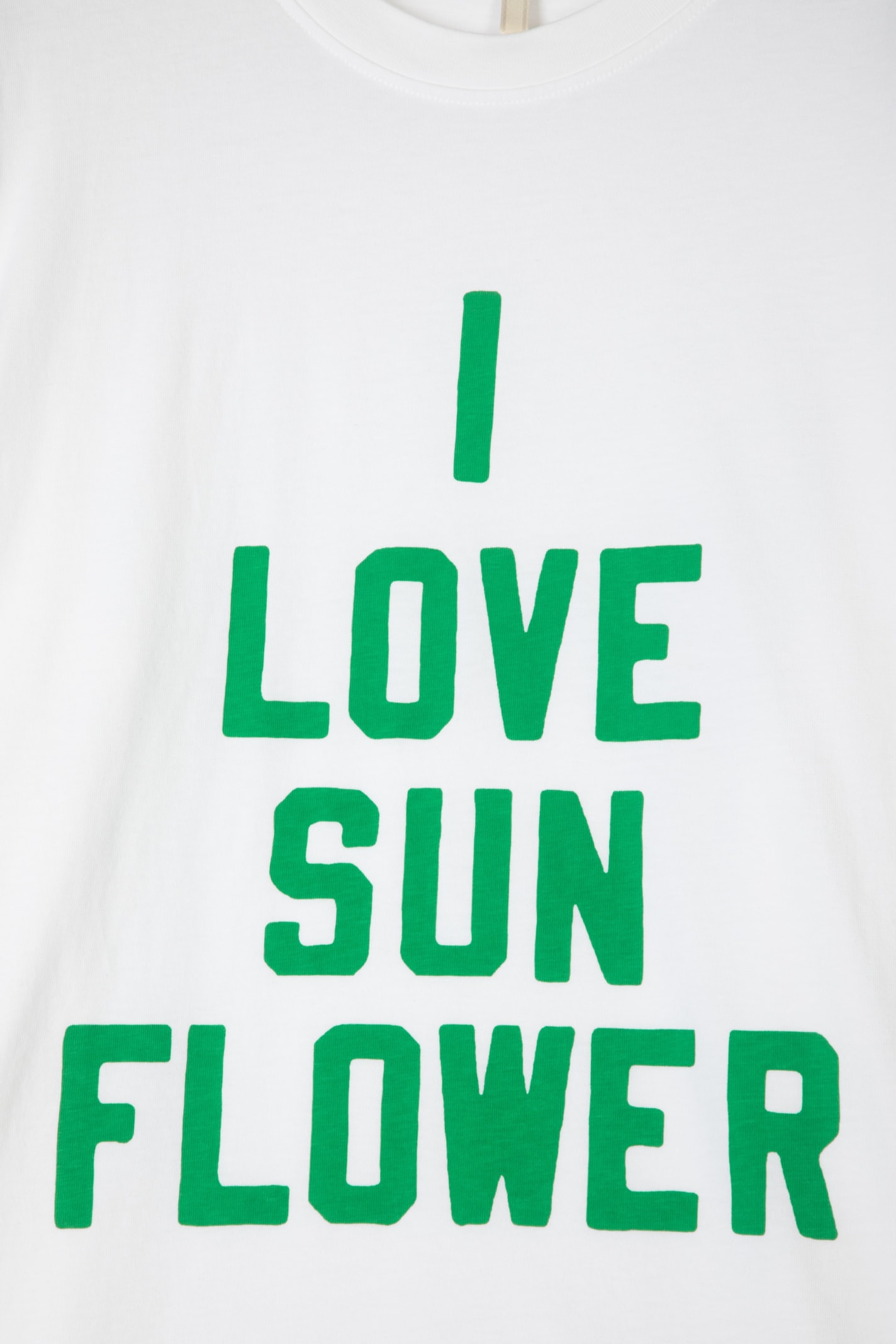 Shop Sunflower Sport Love Tee White Cotton T-shirt With Slogan Print - Sport Love Tee