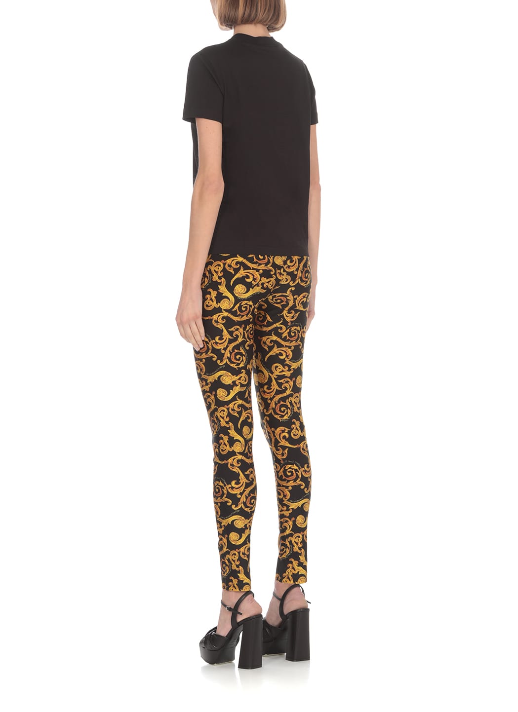 VERSACE JEANS COUTURE ROSES T-SHIRT