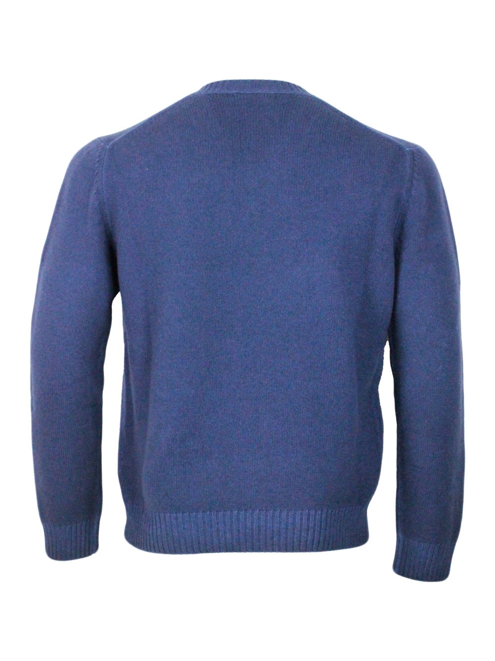 Shop Malo Sweater In Blue