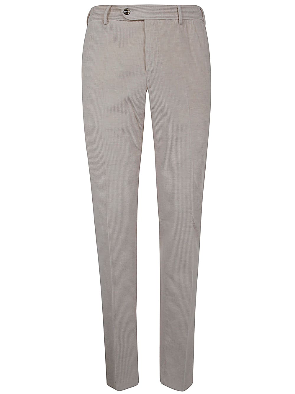 Shop Pt Torino Man Trousers Slim Jogger In Cream