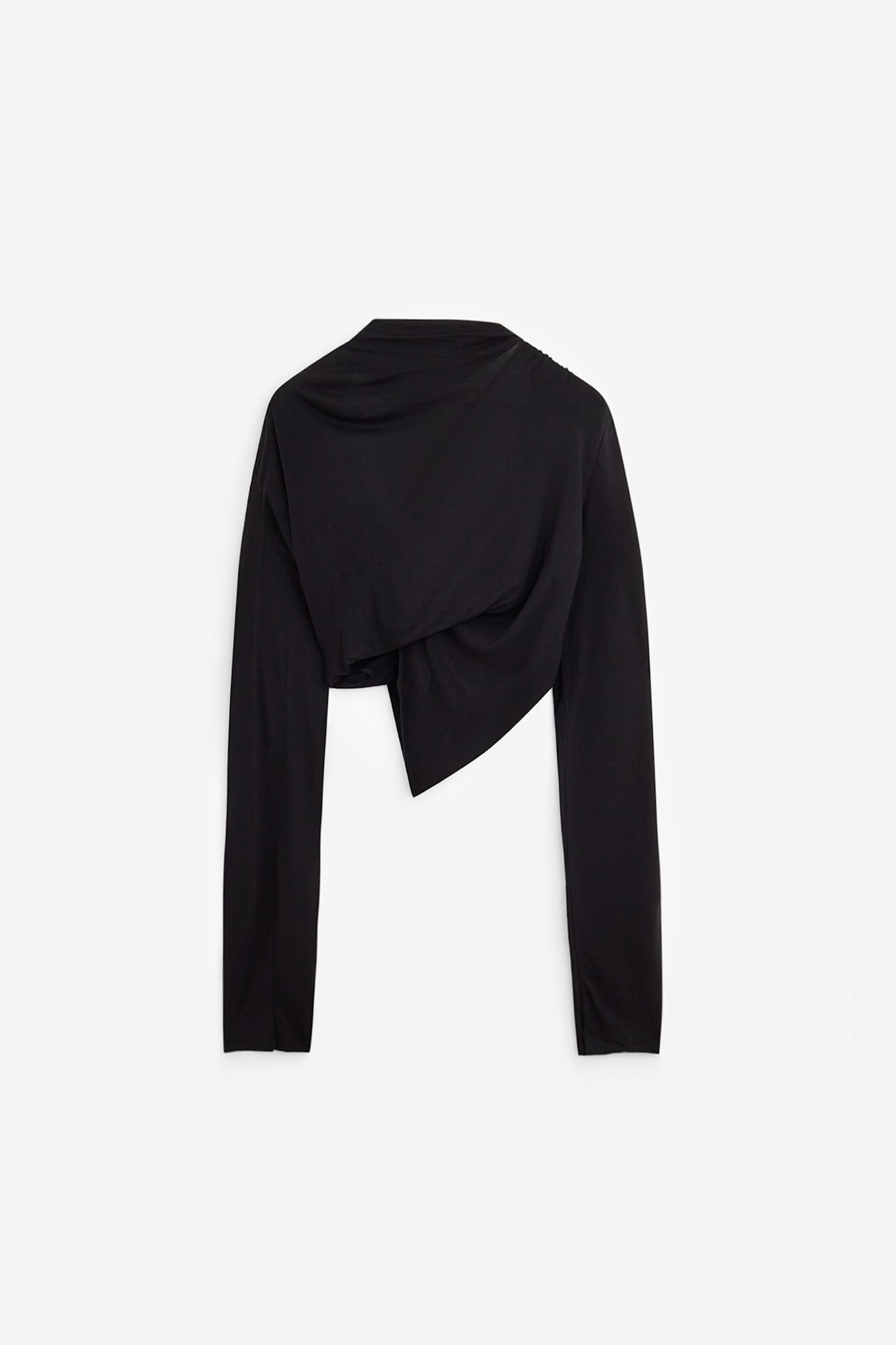 Rick Owens Jade Ls Longsleeve In Black