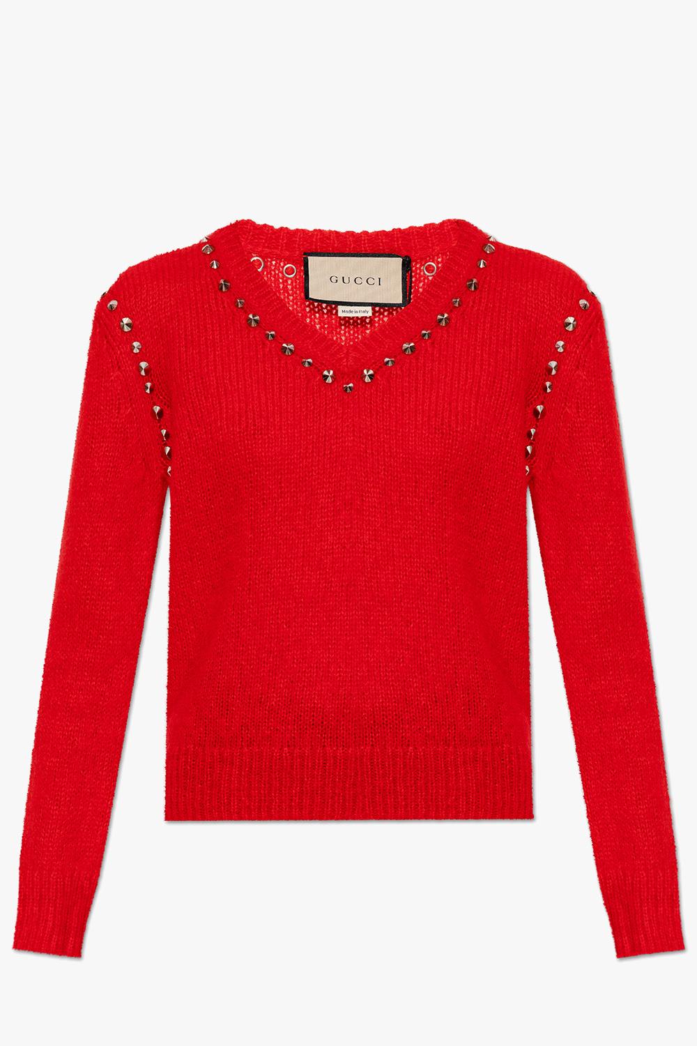 GUCCI STUDDED SWEATER