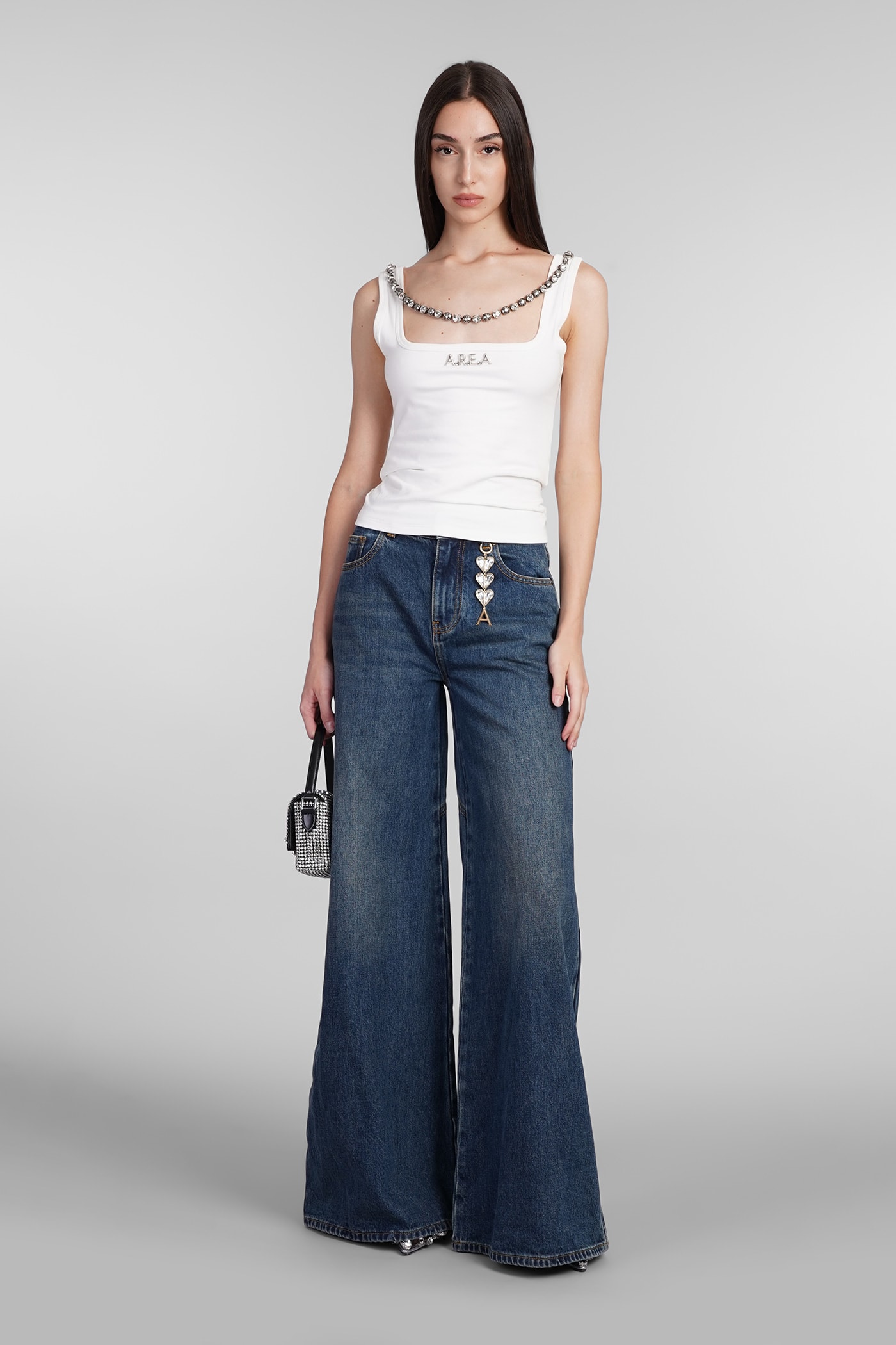 Shop Area Jeans In Blue Cotton