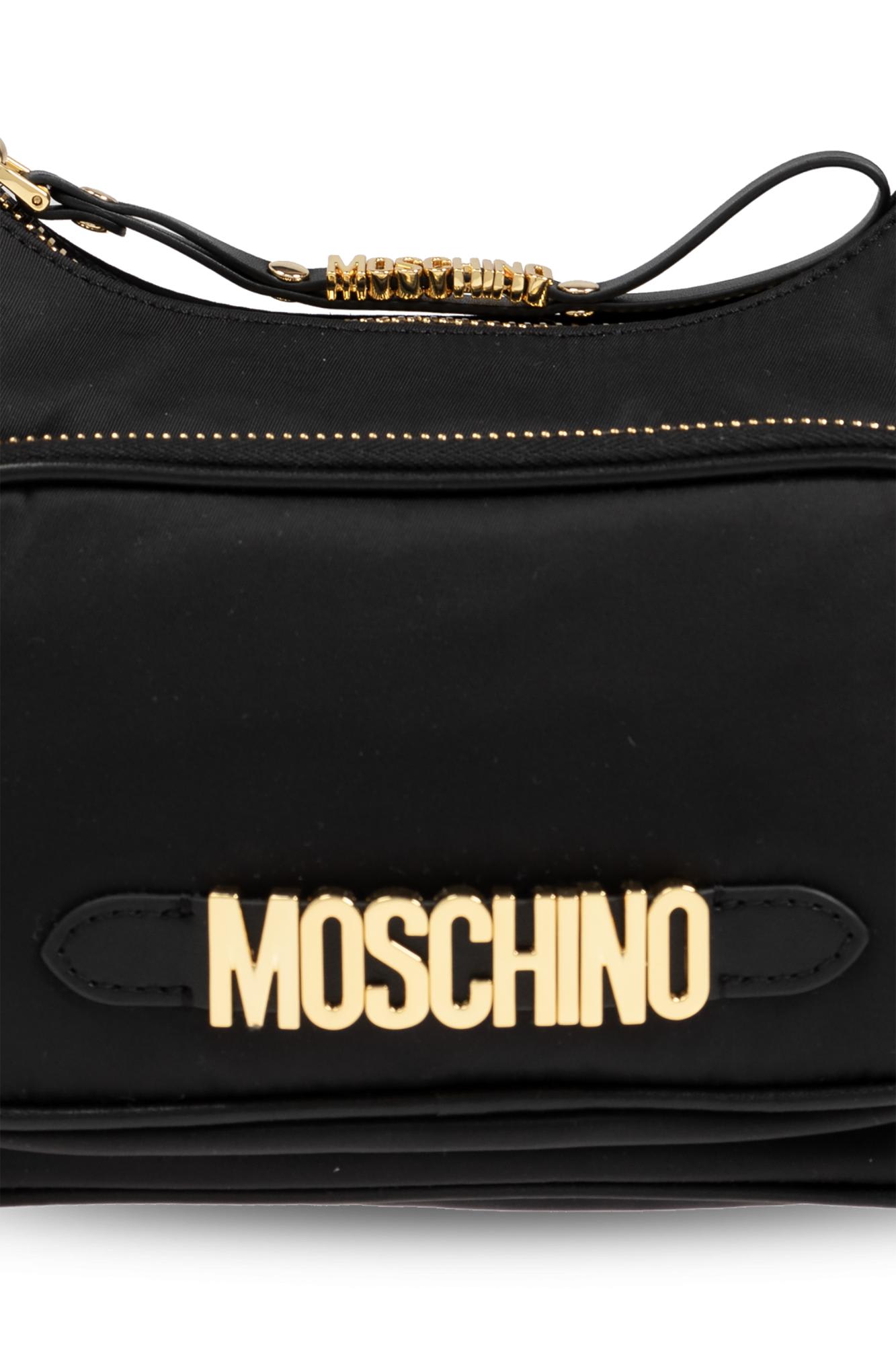 Shop Moschino Shoulder Bag In Nero