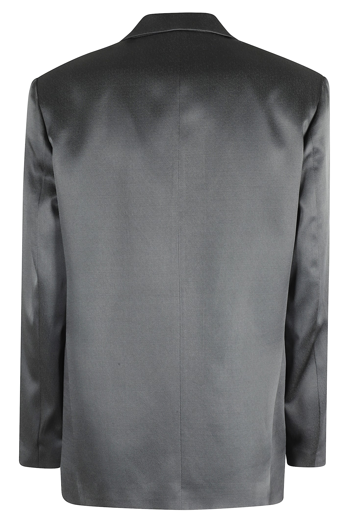 Alysi Single-breasted Blazer In Gray