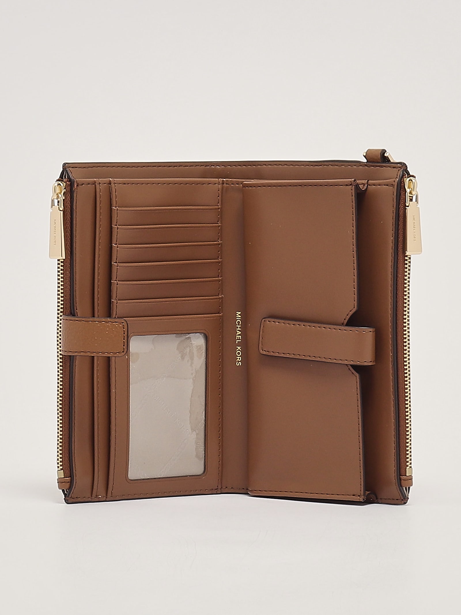 Michael Kors Jet Set Wallet In Brown