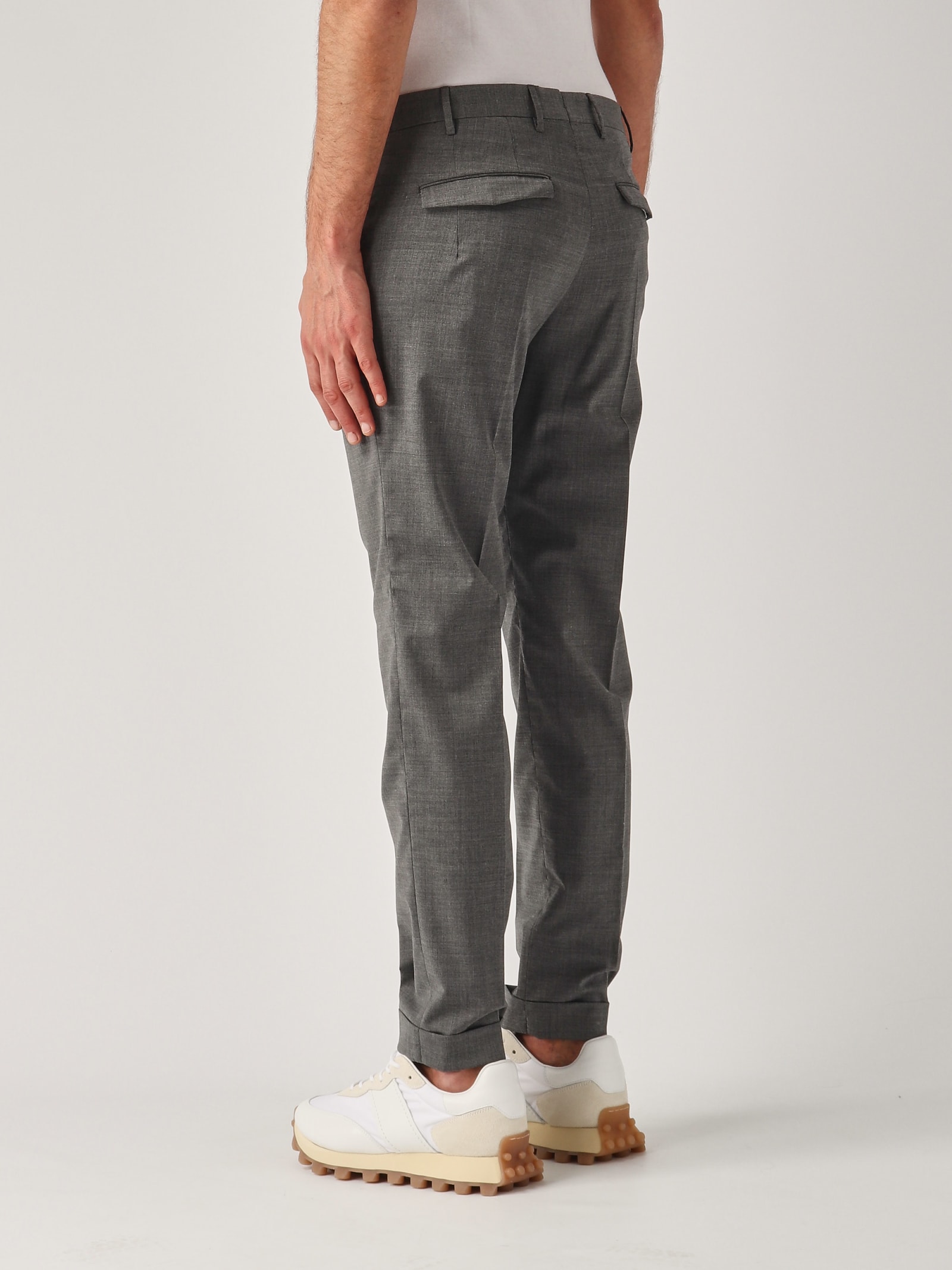 Shop Pt01 Pantalone Uomo Trousers In Grigio