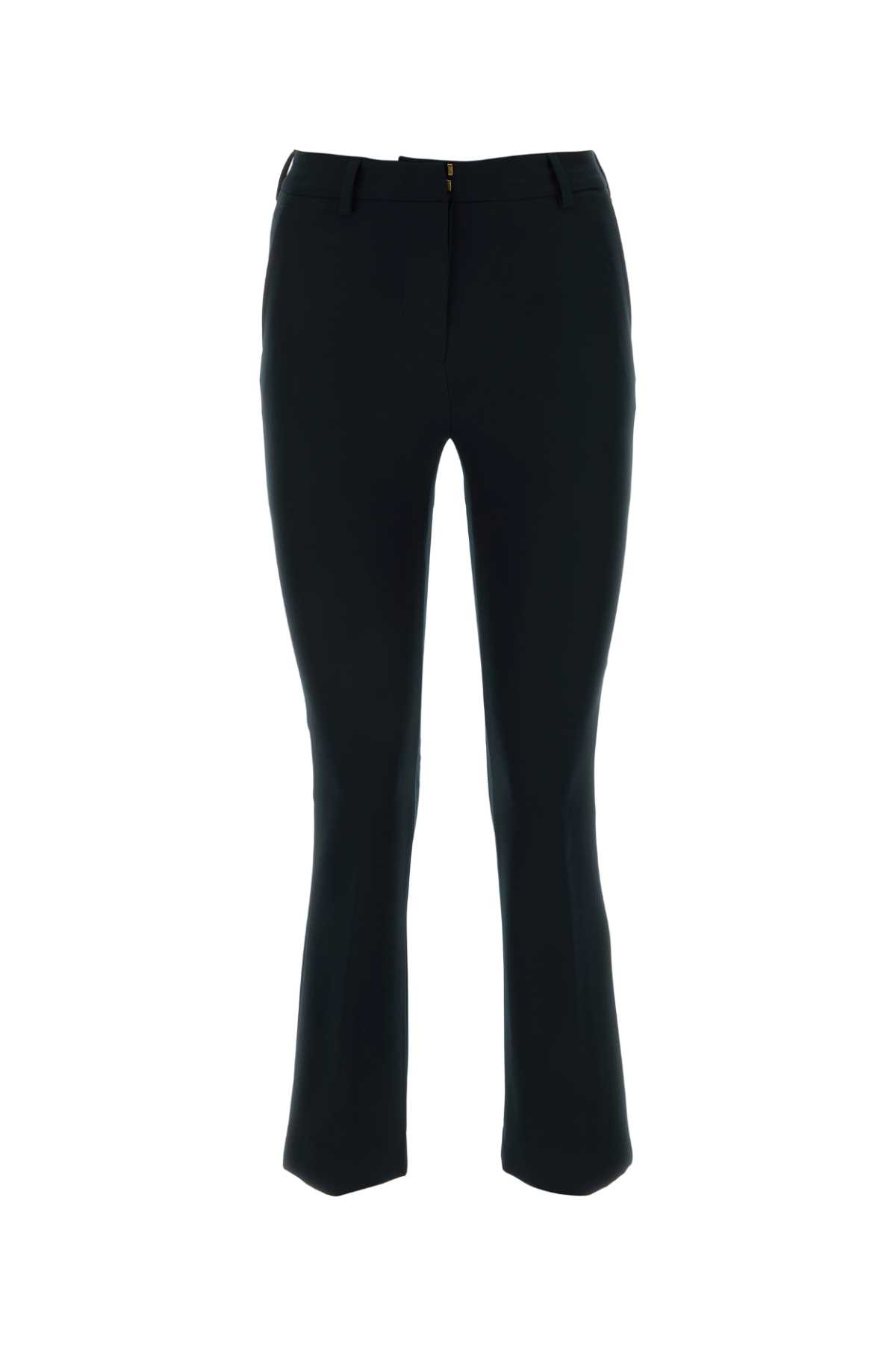 Shop Pt Torino Black Stretch Polyester Jaine Pant In Nero