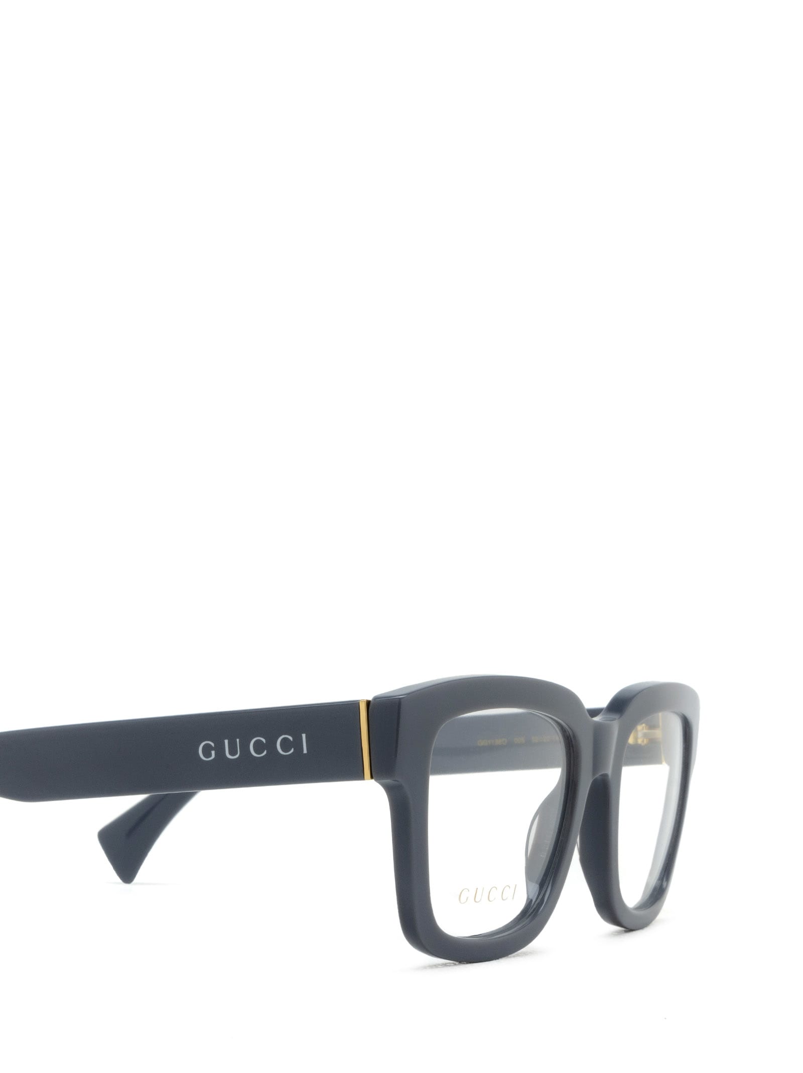 Shop Gucci Gg1138o Grey Glasses