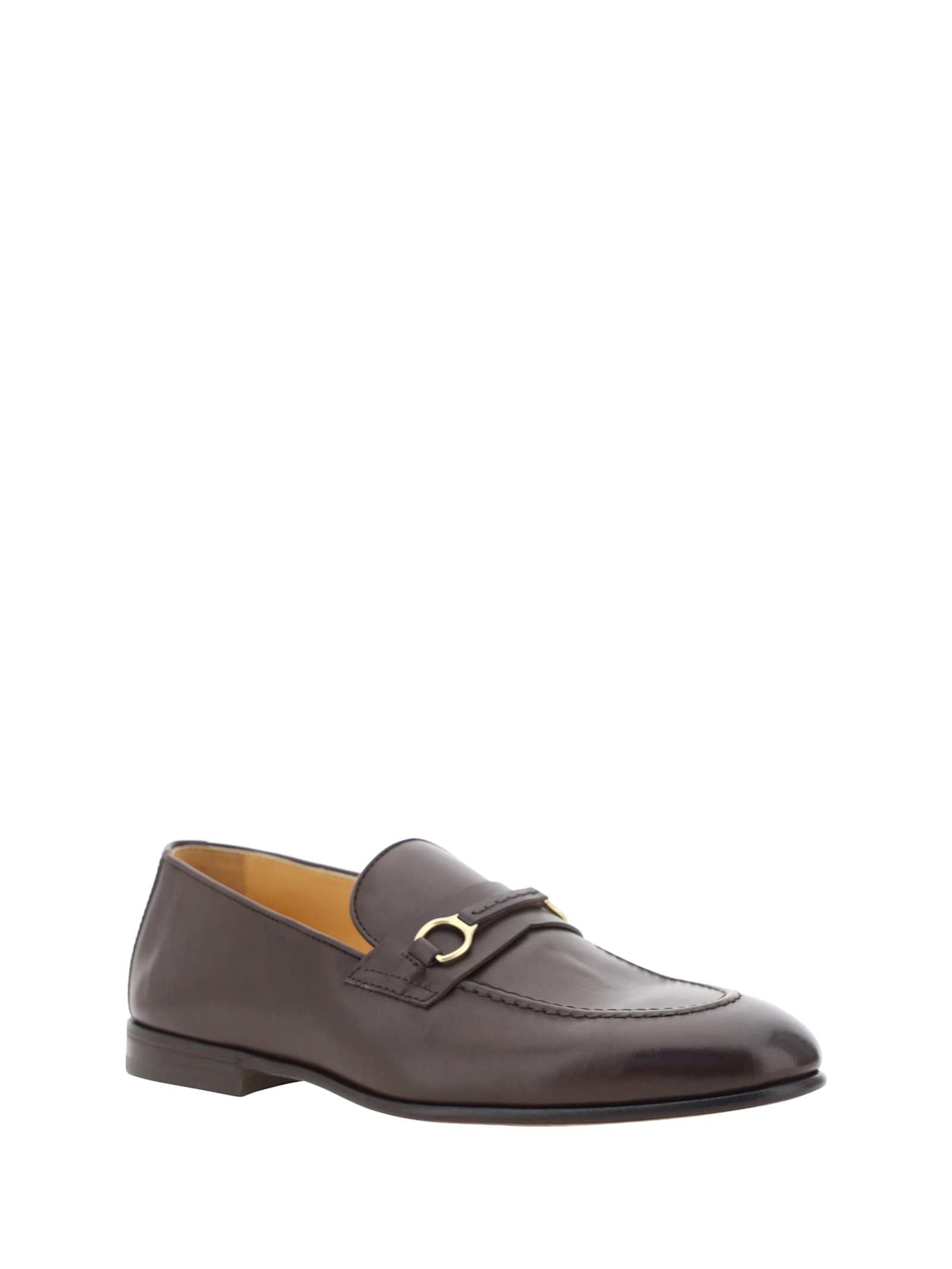 Brunello Cucinelli Mens Dark Brown Horsebit-embellished Leather Loafers Eur 44 / 10 Uk In C2808