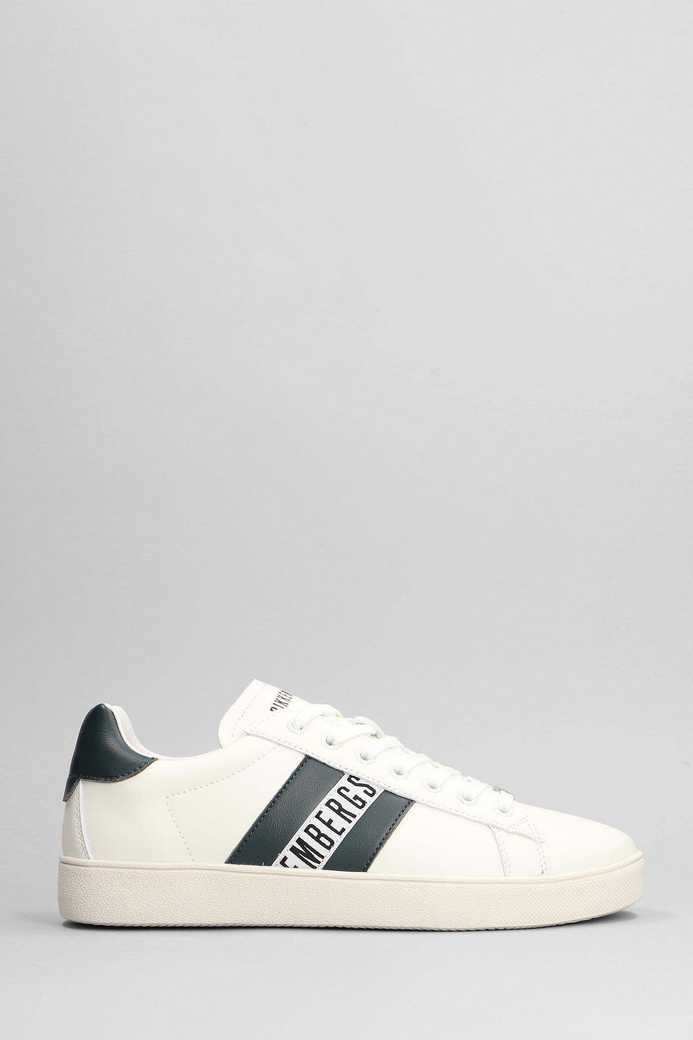 BIKKEMBERGS SNEAKERS IN WHITE LEATHER