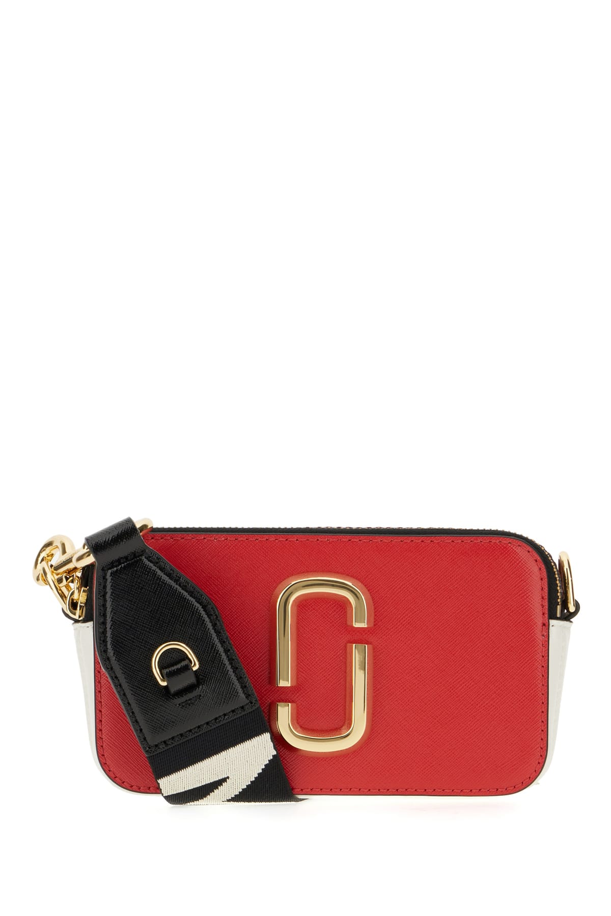 Multicolor Leather Snapshot Crossbody Bag