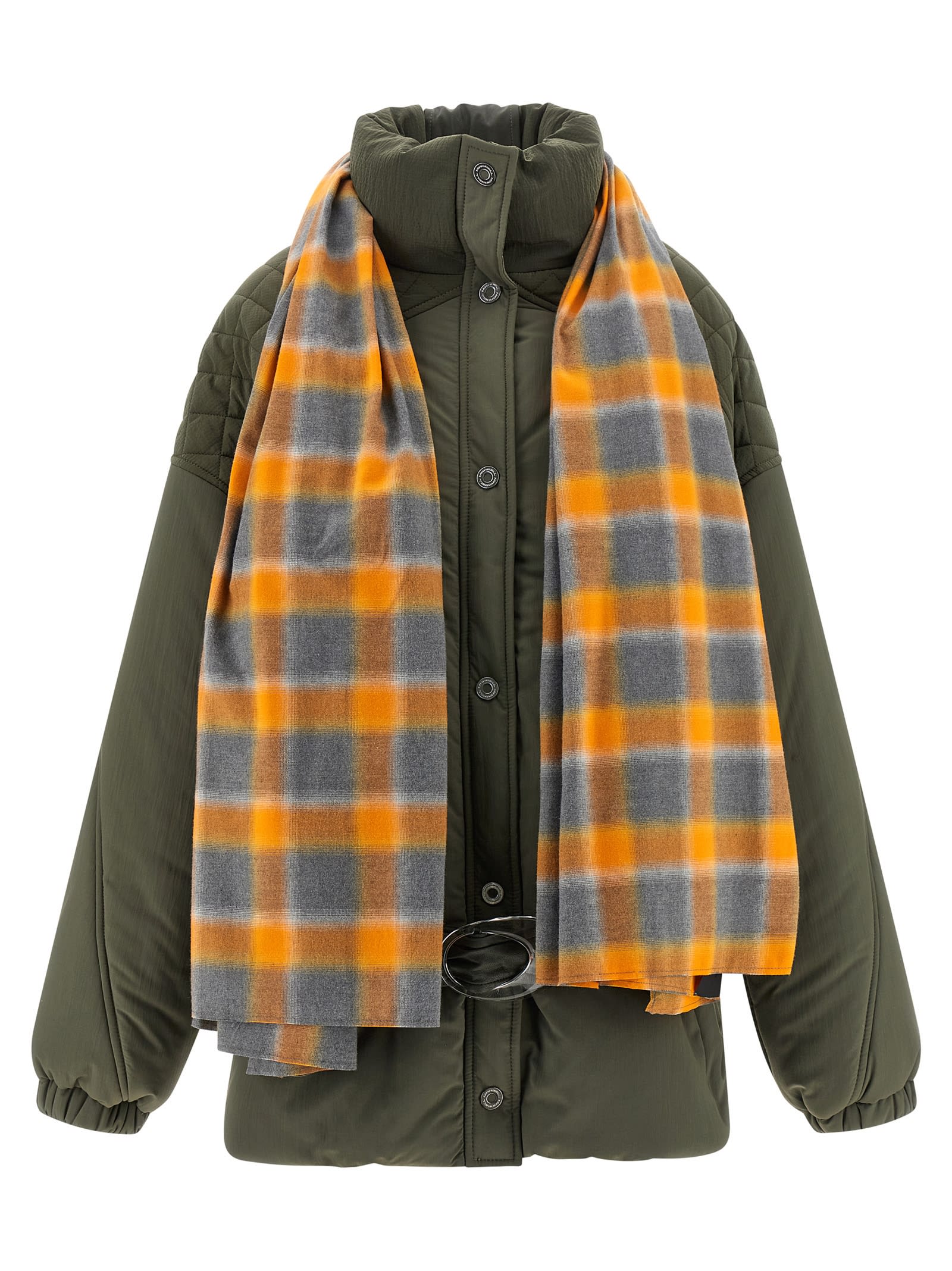 Marbell Amy Puffer Jackets Green In Multi