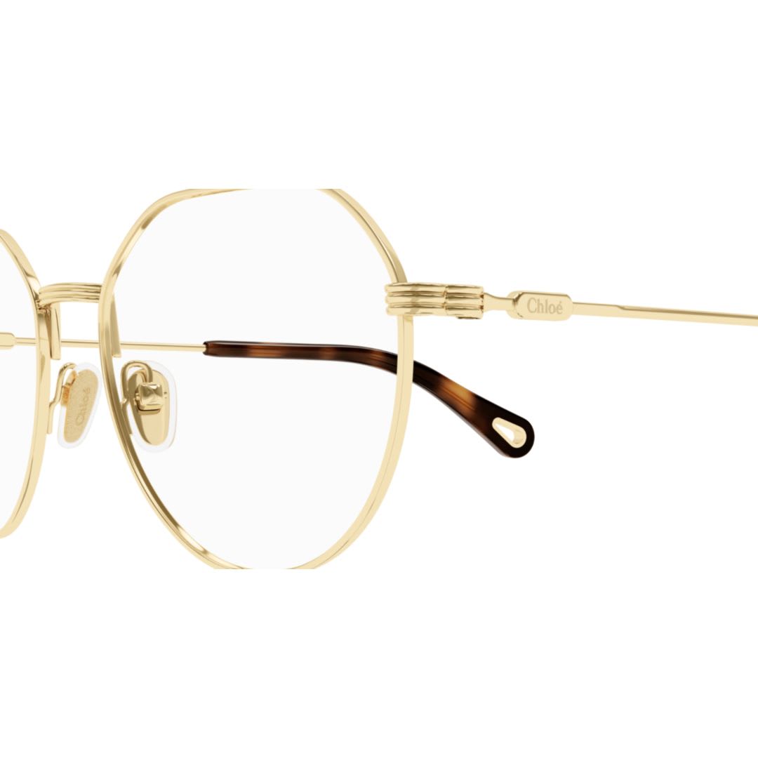 Chloé Ch0180o005 Gold Gold Transparent In Gold