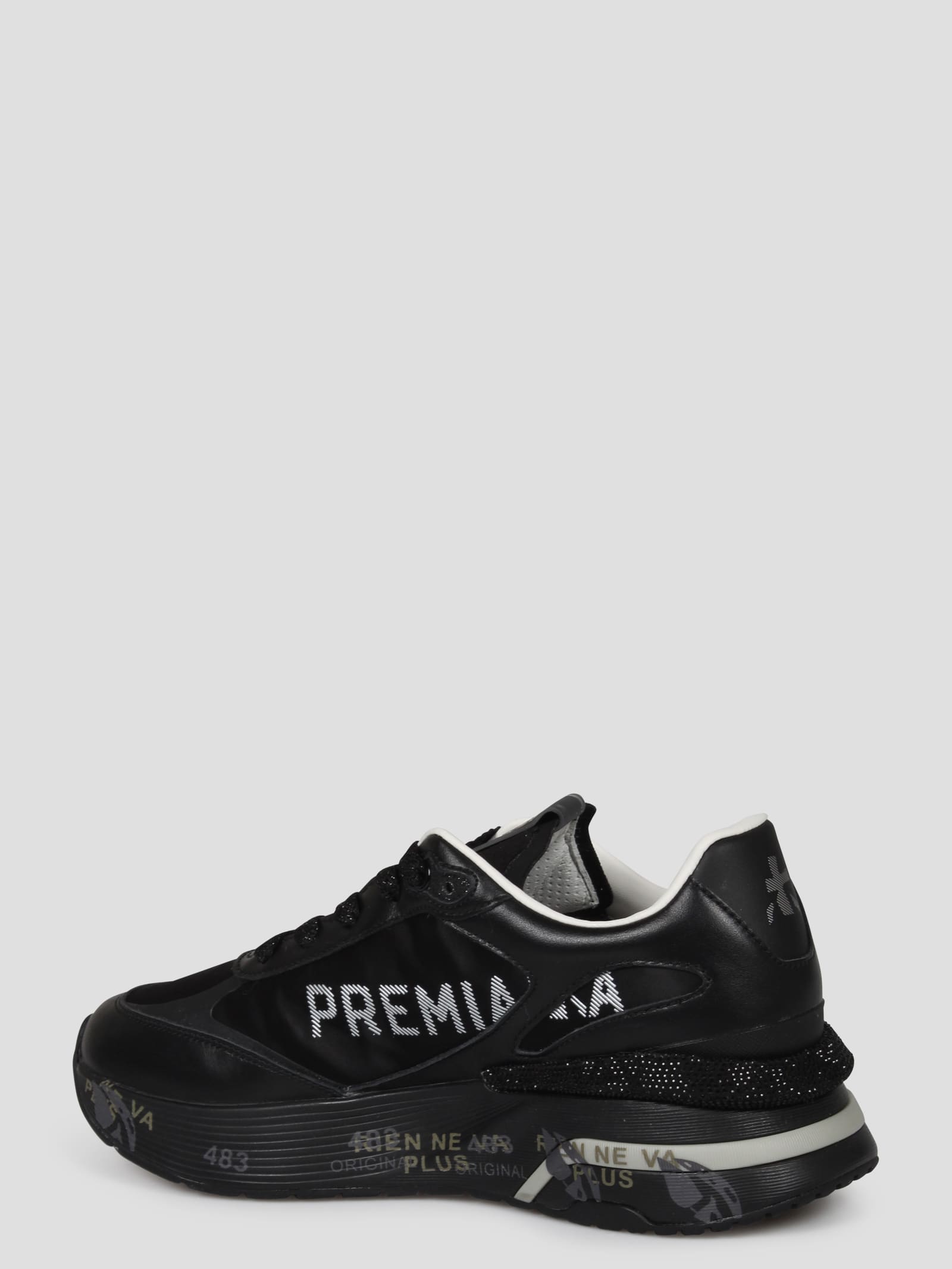 Shop Premiata Moerund 7058 Sneakers In Black