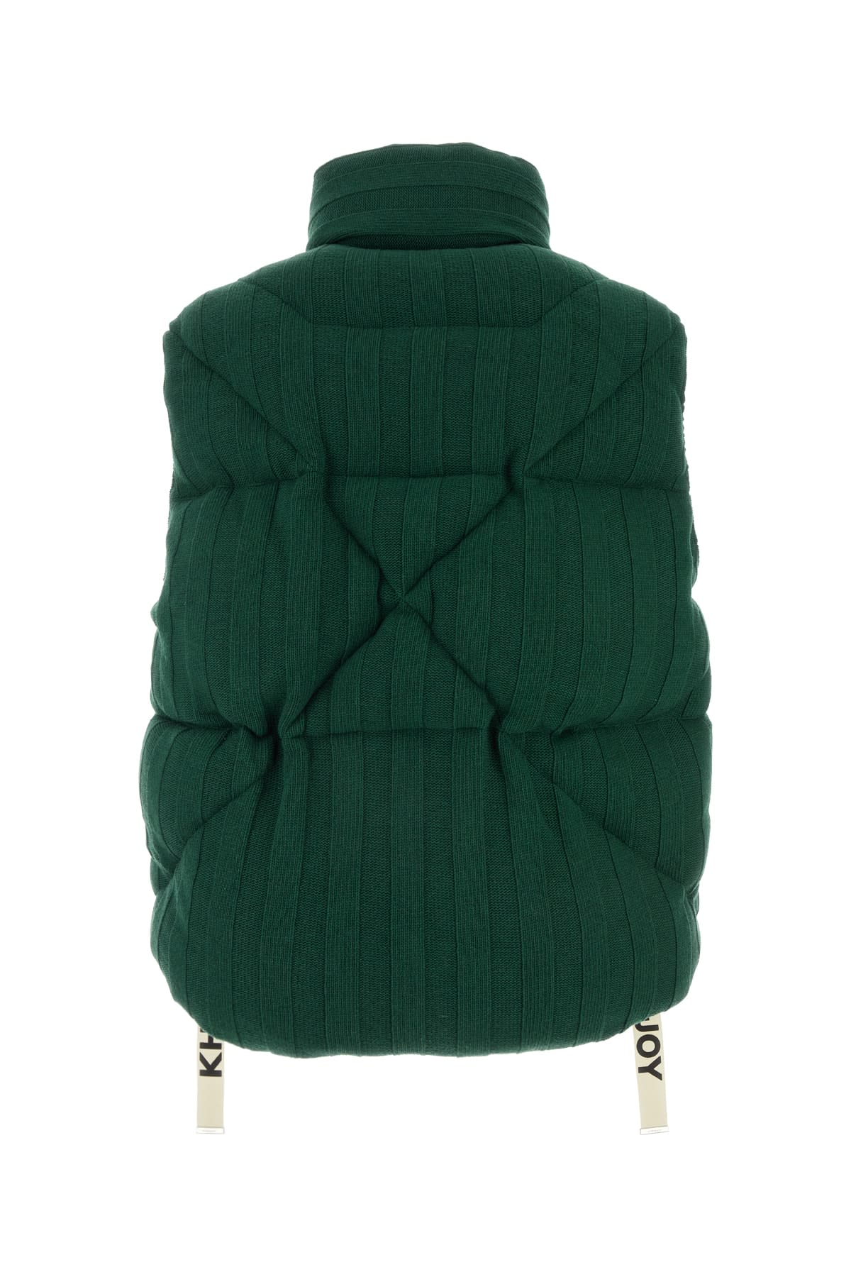 Khrisjoy Men's Puff Knitted Padded Bodywarmer In Emerald