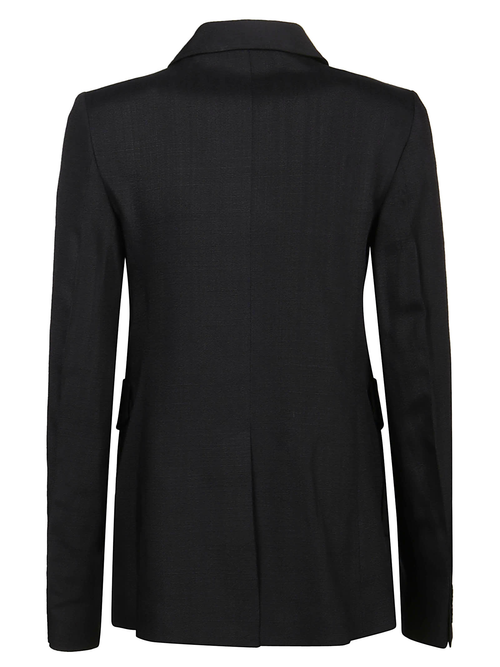 Victoria Beckham Three Button Single-breasted Jacket In Black