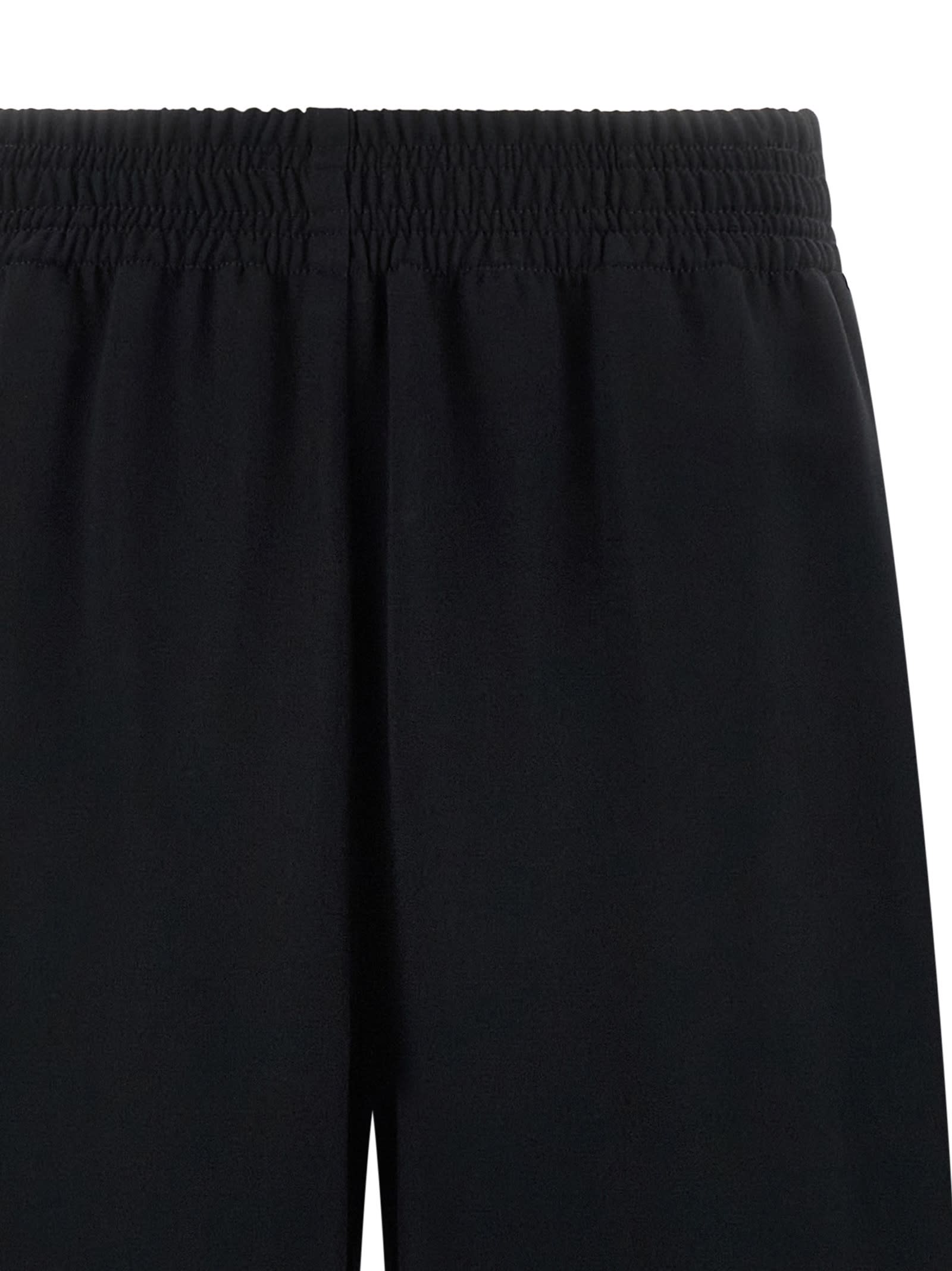 Fabiana Filippi Trousers Wide-leg Elasticated Waistband In Black