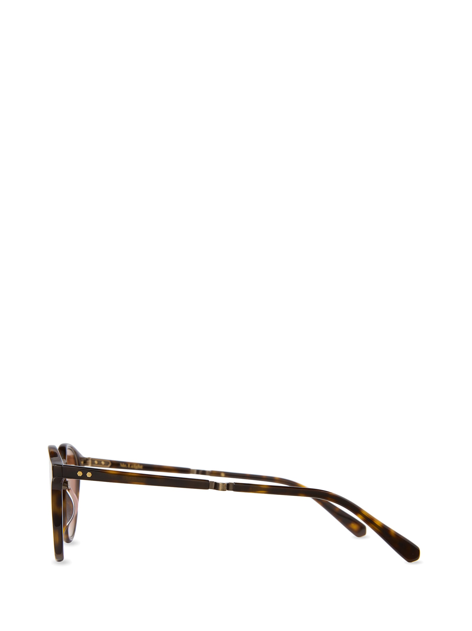 Shop Mr Leight Marmont Ii S Hickory Tortoise-antique Gold Sunglasses