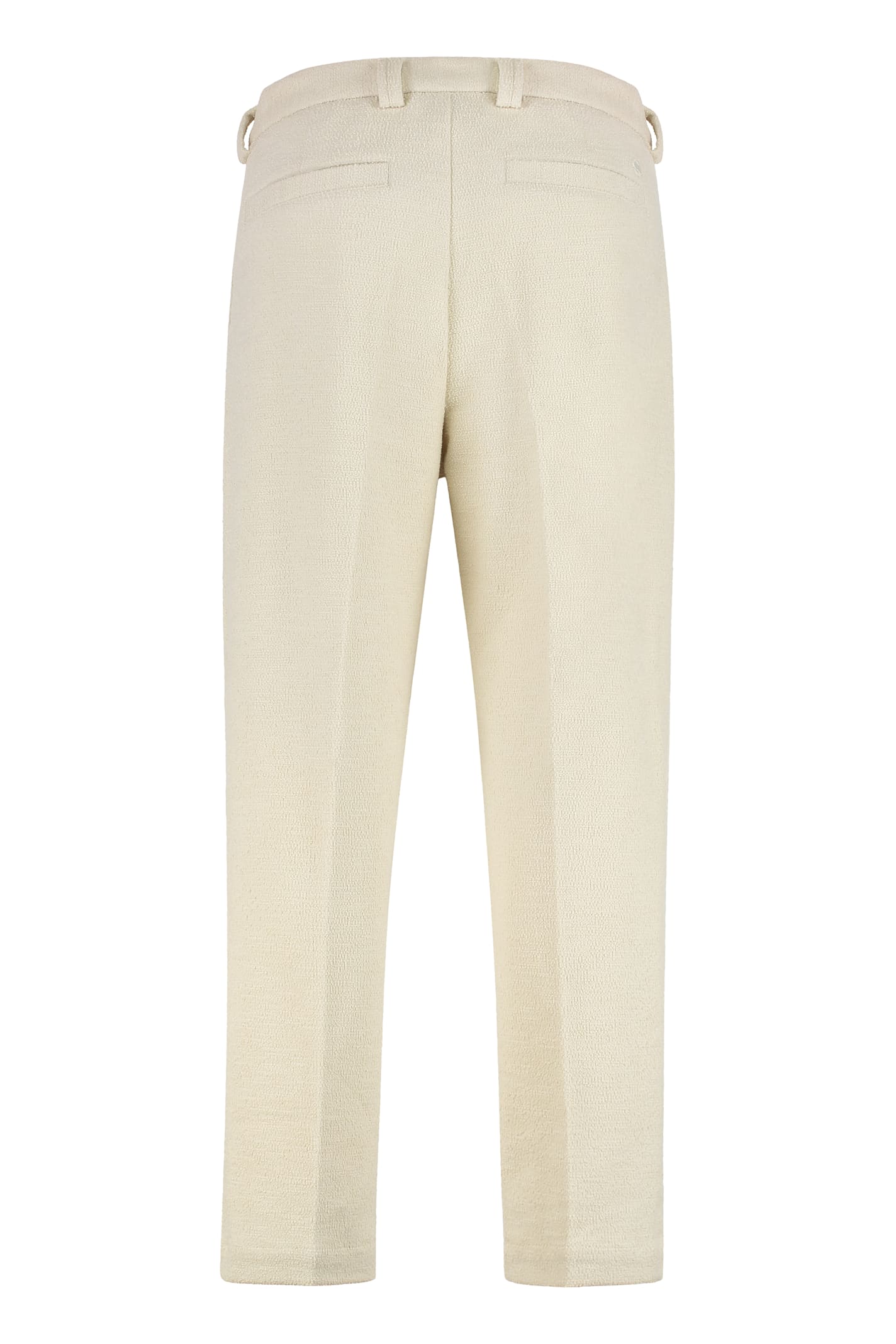 Hugo Boss Elasticated-waist Trousers In Panna