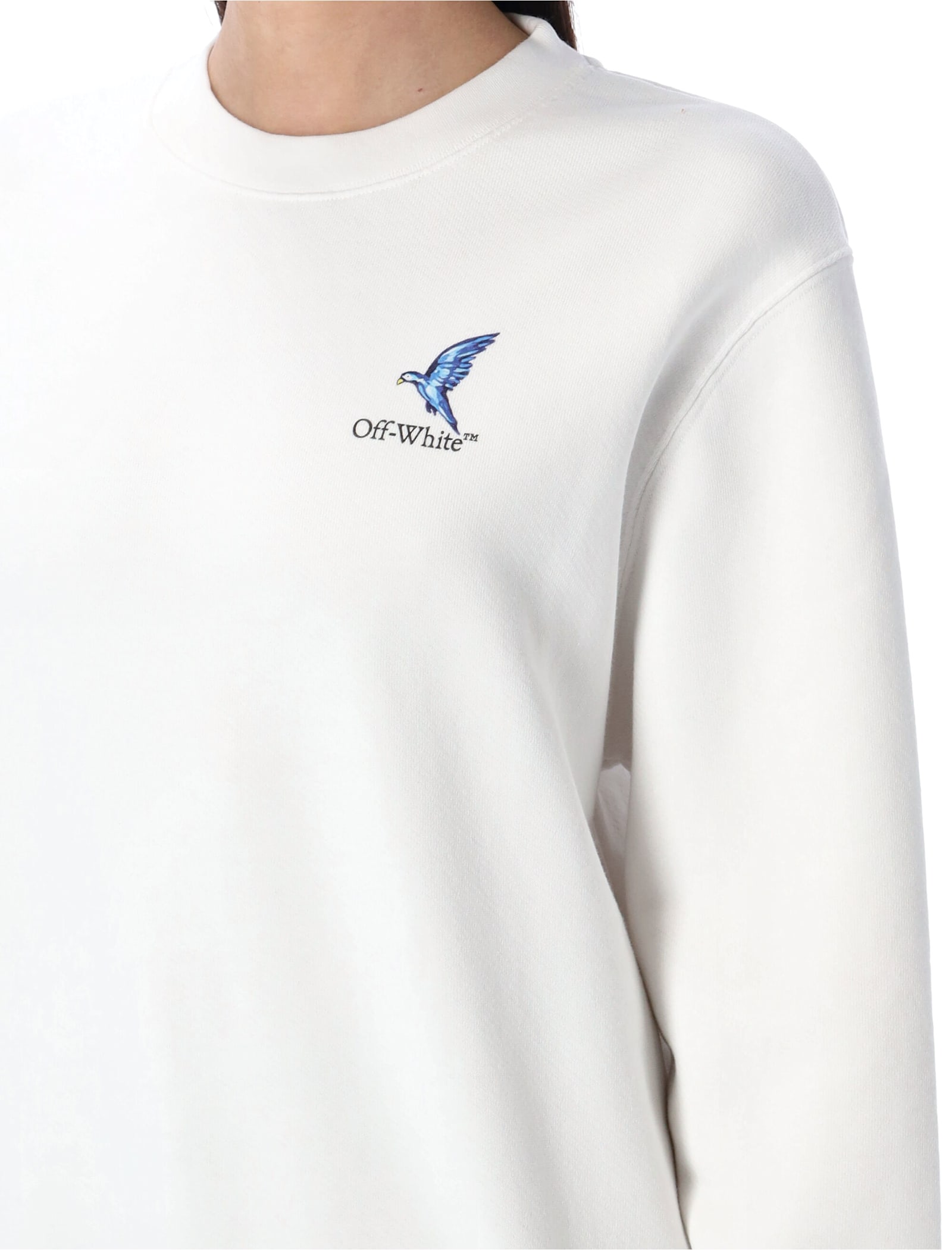 Off-white Fresco Arrow Sweatshirt In White