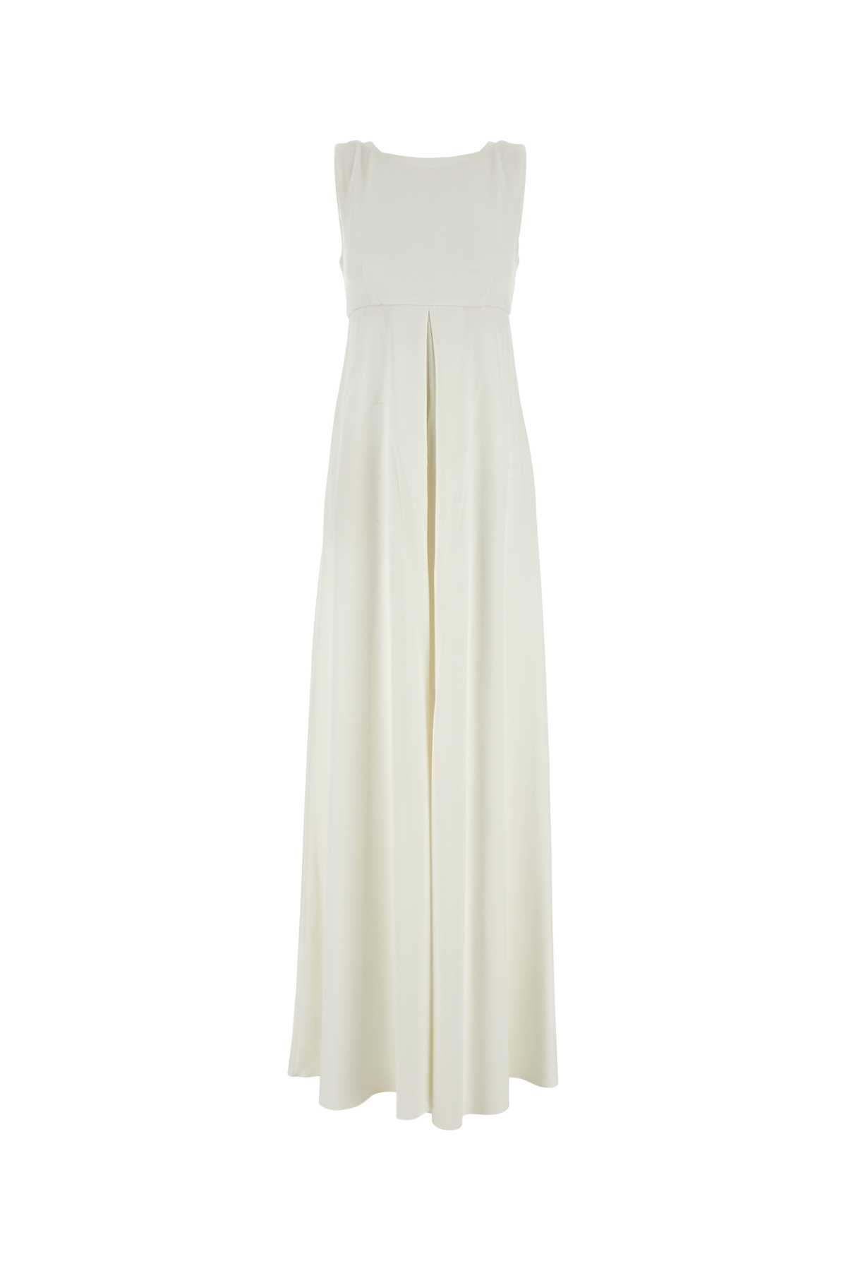 Shop Max Mara White Cady Eschilo Jumpsuit In Bianco