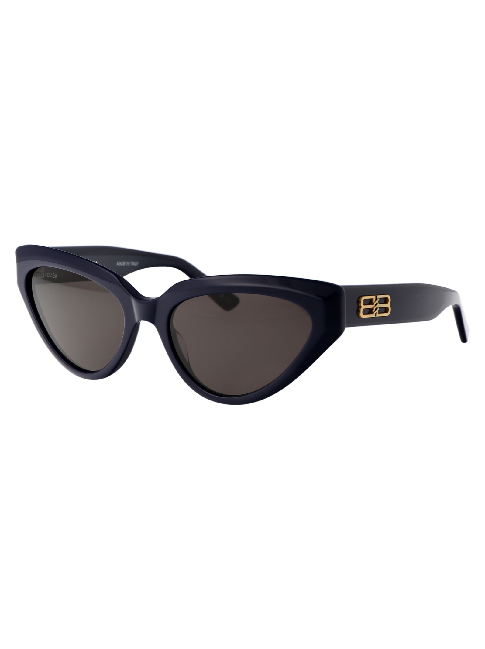 Balenciaga Bb0270s Sunglasses In 004 Blue Blue Grey